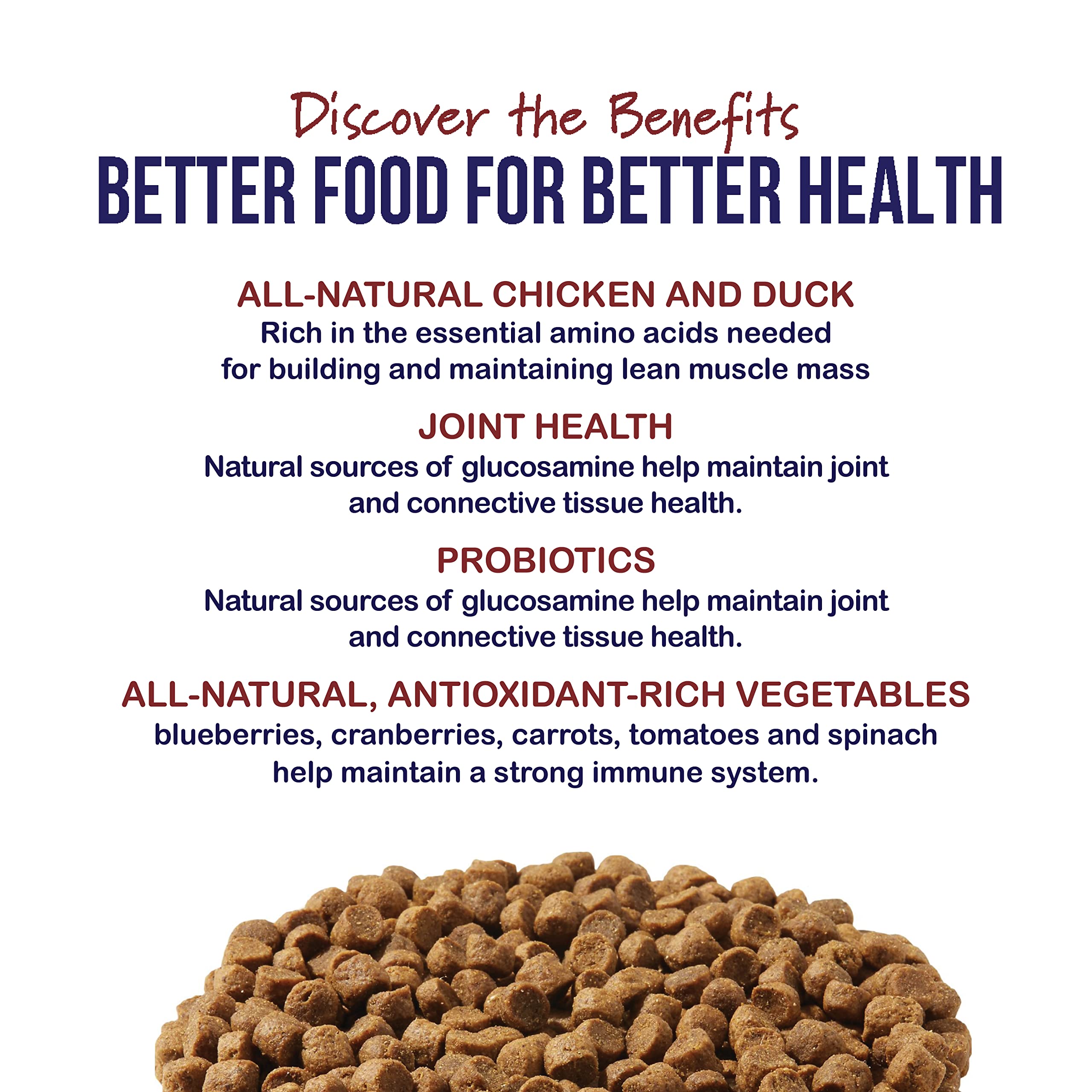 Best Breed Dr. Garys Countryside Recipe Slow-Cooked in USA, Natural Dry Dog Food for All Breeds and Sizes, 4lbs.