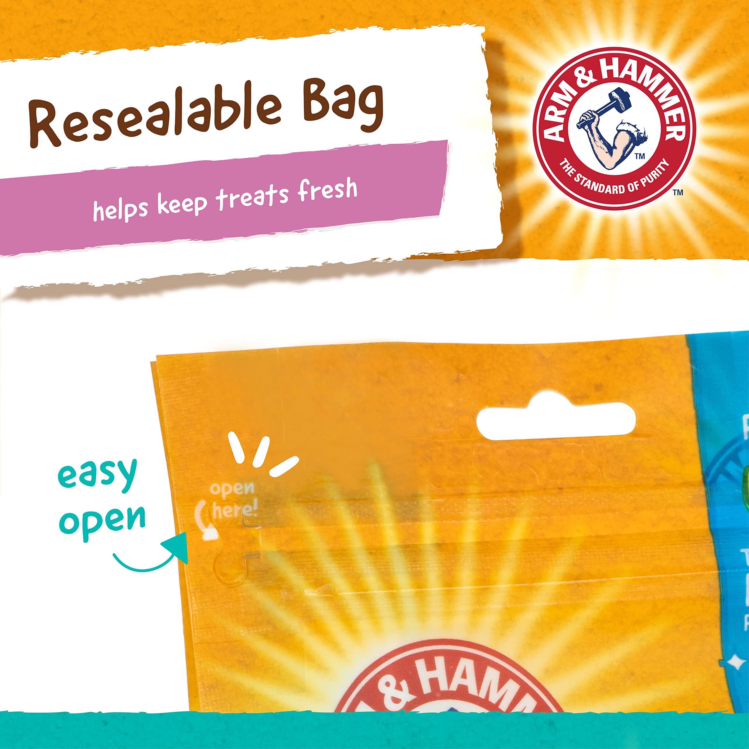 Arm & Hammer for Pets Smoothies Dental Treats for Dogs with Baking Soda and Calcium, Help Fight Bad Breath, Plaque & Tartar With