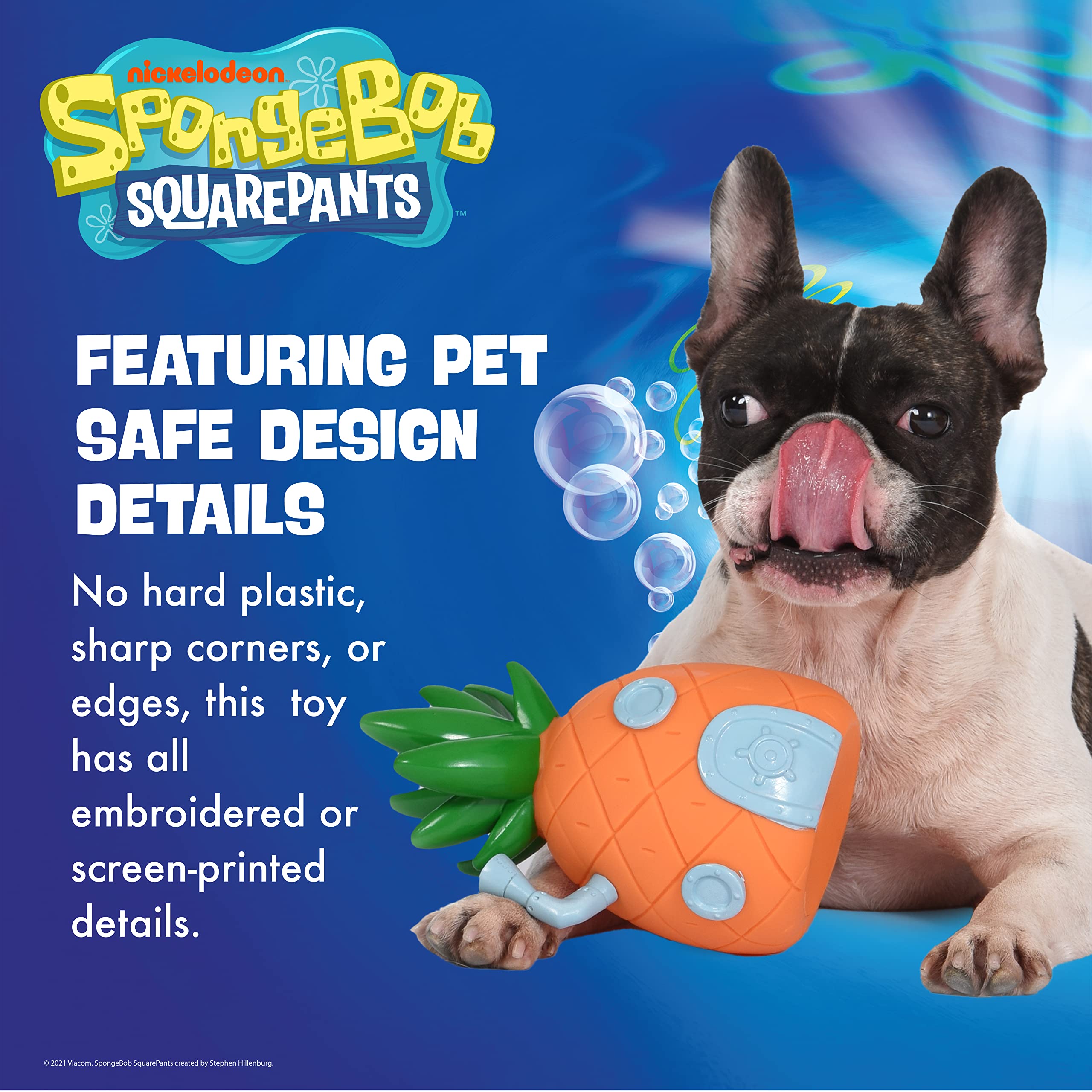Spongebob Squarepants For Pets Pineapple House Vinyl Dog Toy  Rubber Dog Toy Shaped Like Pineapple From  Squeaky Dog Toy For All