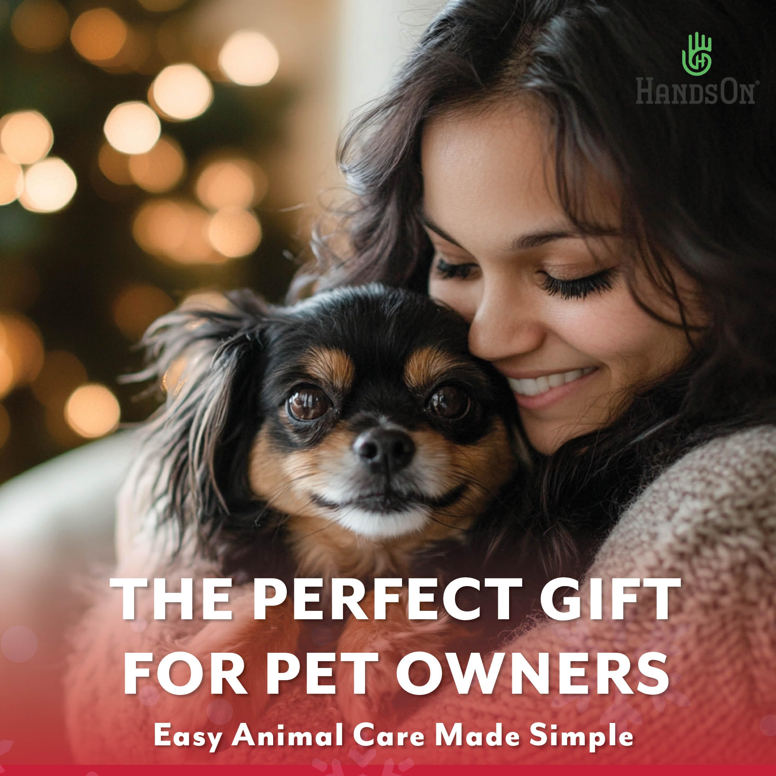 H Handson Pet Grooming Gloves - Patented #1 Ranked, Award Winning Shedding, Bathing, & Hair Remover Gloves - Gentle Brush For Cats, Dogs, And Horses (Mono Purple, Medium)