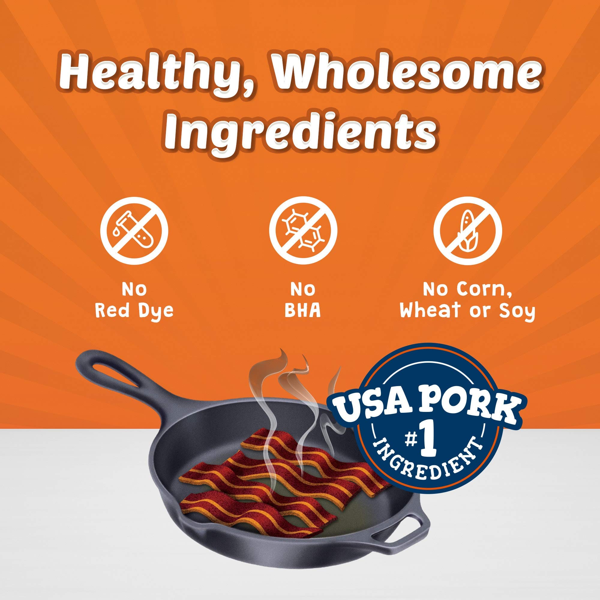 Blue Buffalo Sizzlers Bacon-Style Original Flavor Dog Treats with Real USA Pork 28 oz.