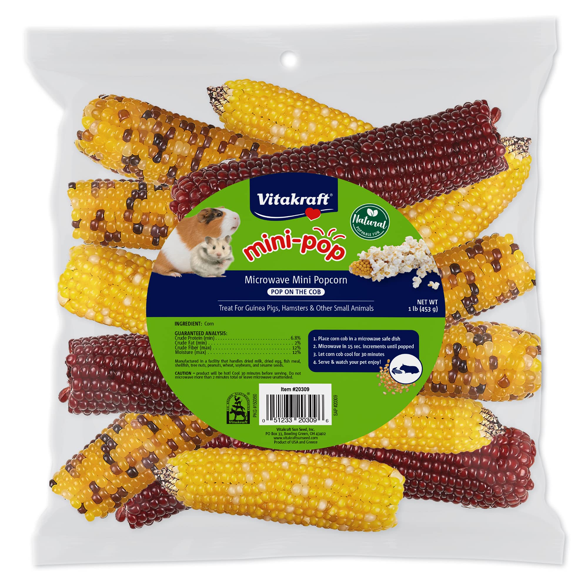 Vitakraft Mini Pops Treat for Small Animals, 1 lb