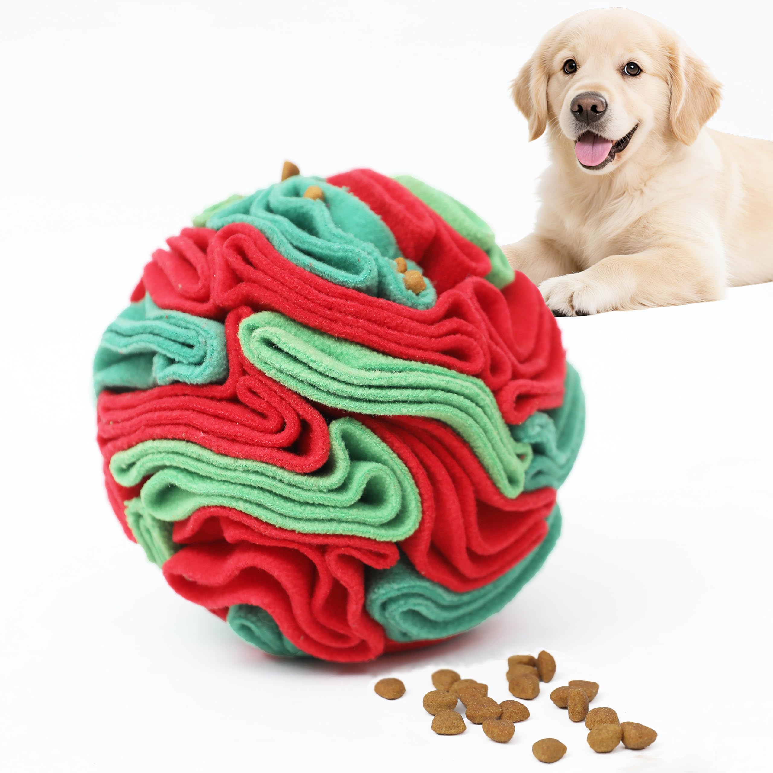 Ablechien Snuffle Ball for Dogs - Interactive Dogs Toys to Keep Them Busy, Dog Puzzle Toy, Dog Enrichment Toys for Small, Medium