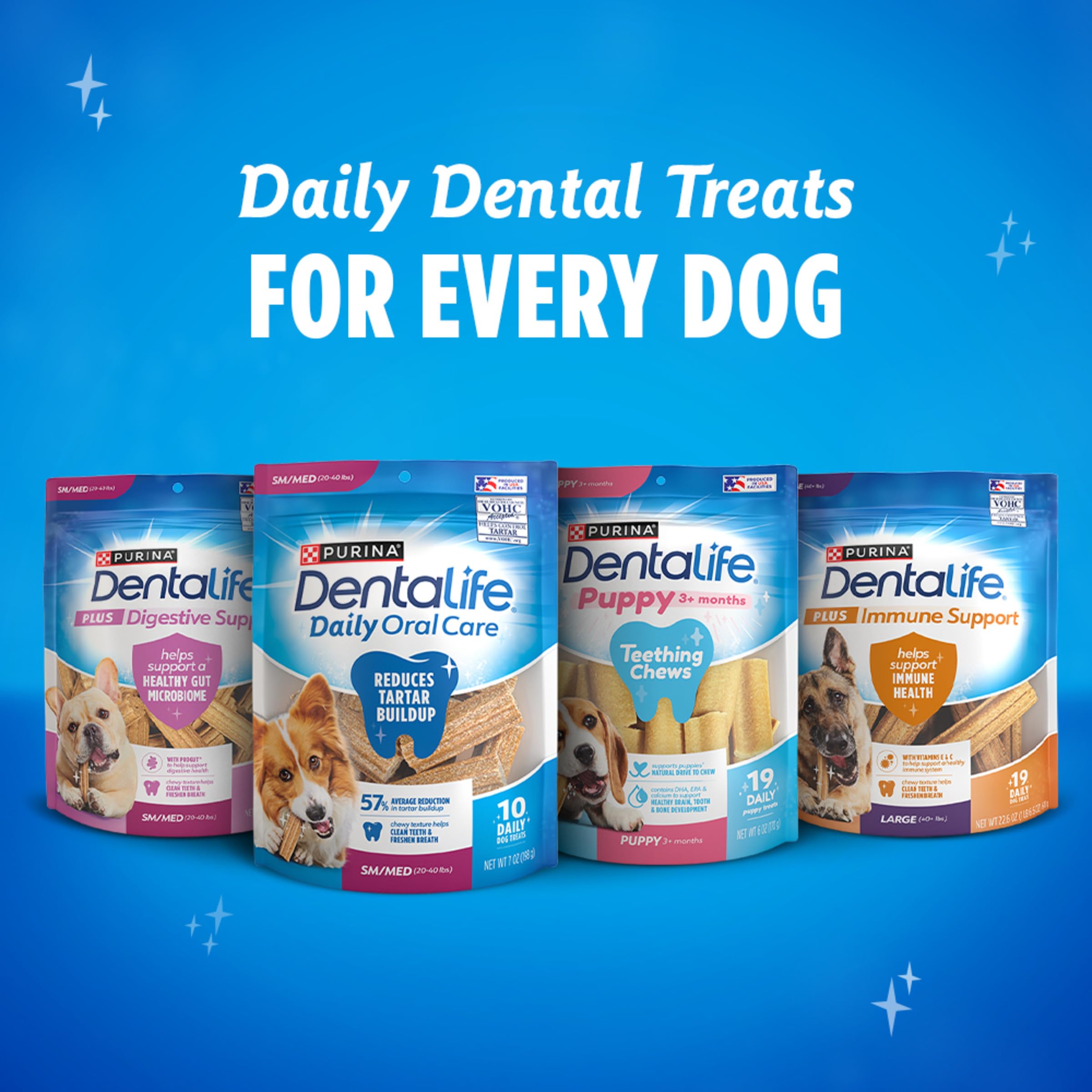 DentaLife Daily Oral Care Dog Treats for Large Dogs 40 plus lbs., Chewy Dental Treat to Freshen Breath and Fight Tartar, Chicken