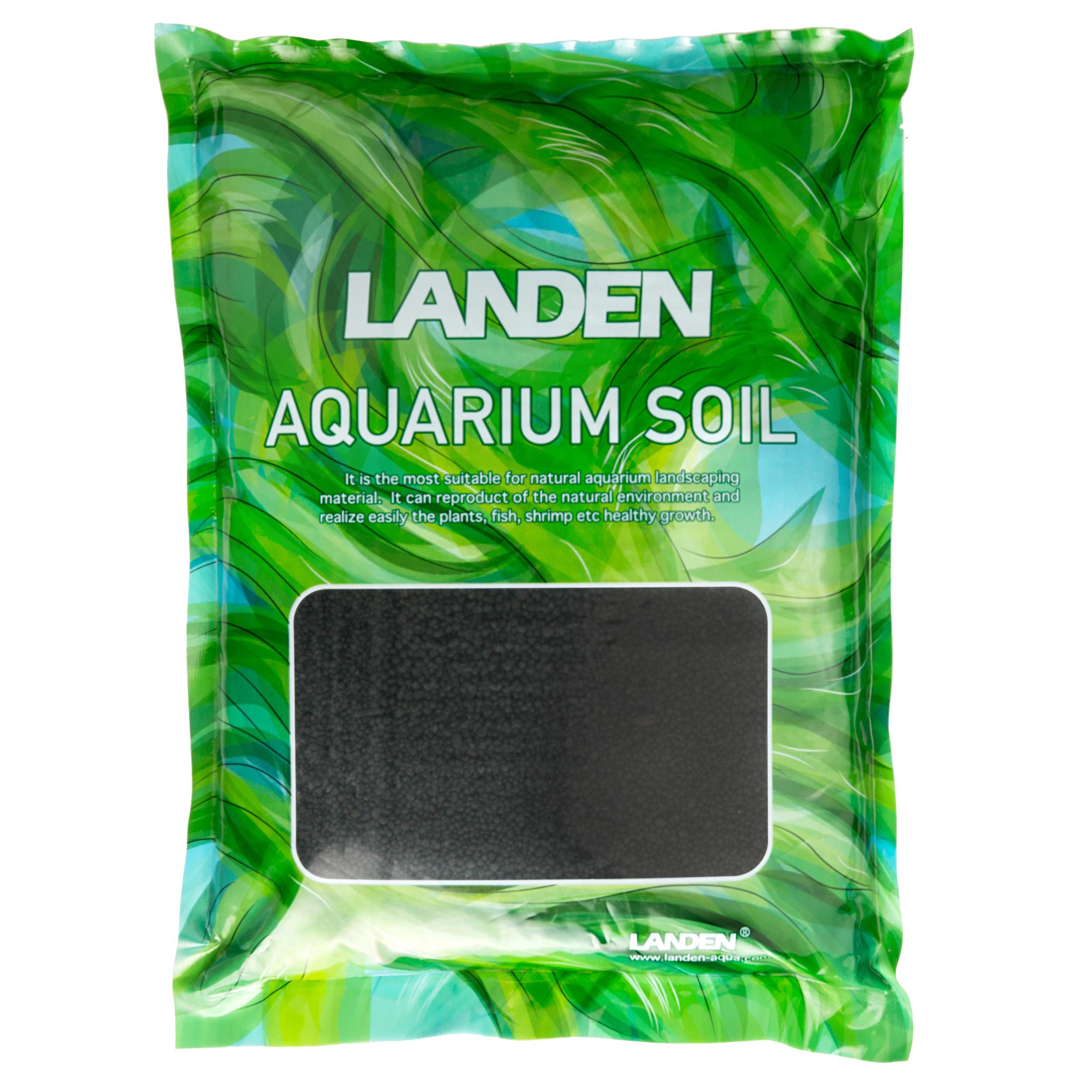 LANDEN Aqua Soil Substrate 5L(10lbs) for Natural Planted Aquarium, Plant or Shrimp Stratum, Clay Gravel and Stable Porous Substr