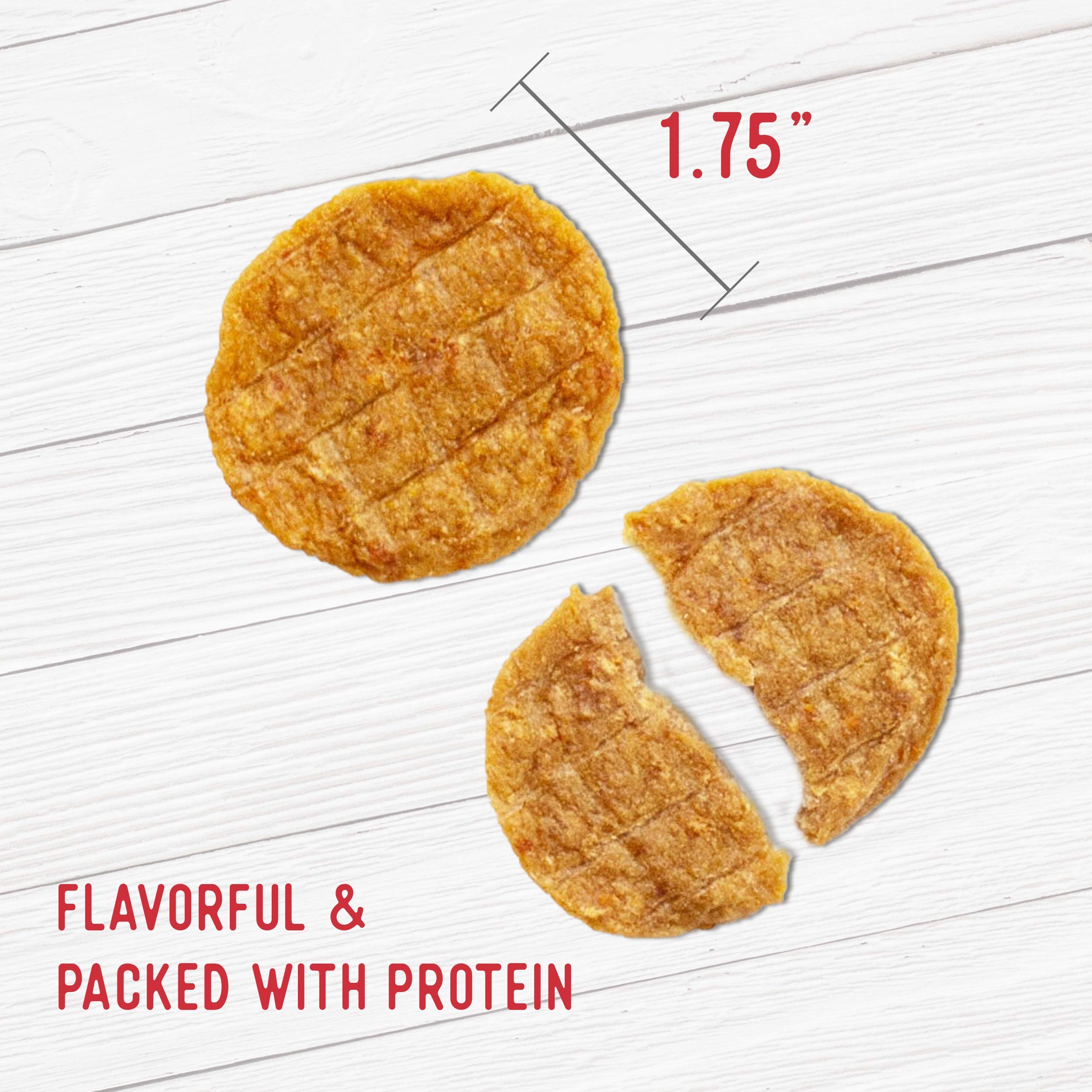 Farmland Traditions Filler Free Dogs Love Chicken Premium Jerky Treats for Dogs, 1 lb. Bag