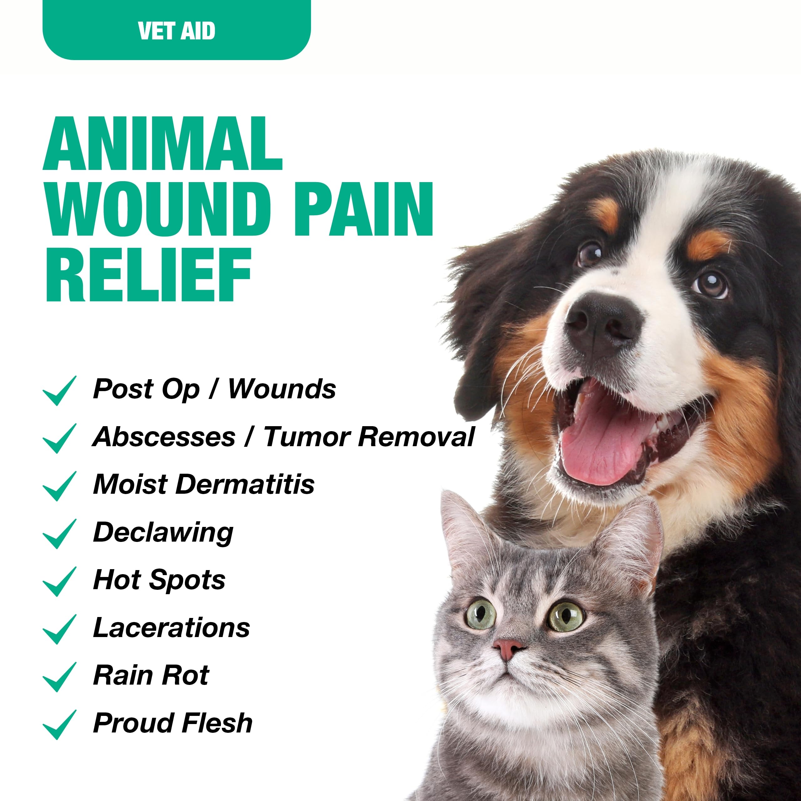 Vet Aid Sea Salt Wound Care Foam, 2-Ounce