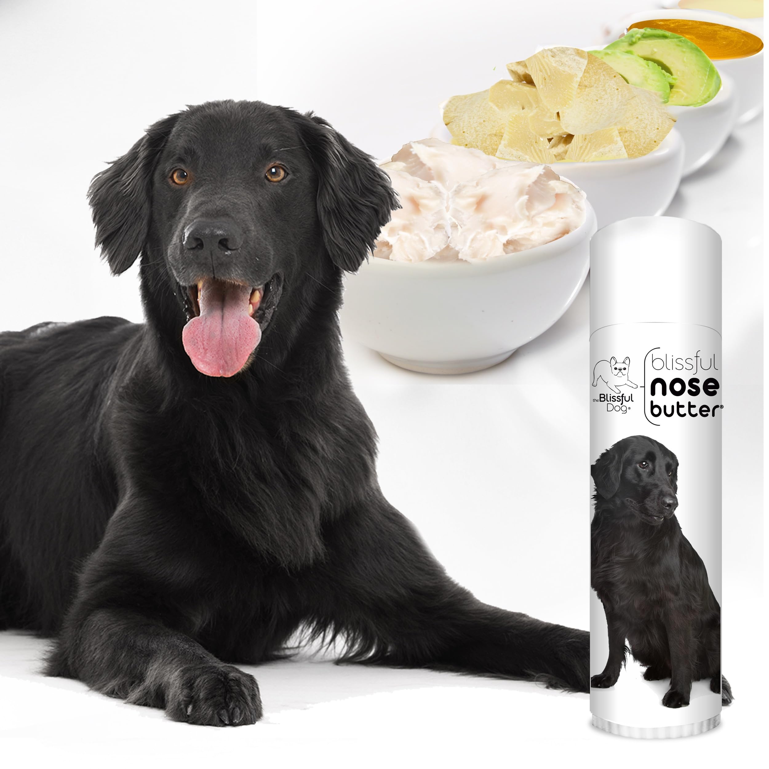 The Blissful Dog Flat-Coat Retriever Unscented Nose Butter - Dog Nose Butter, 0.50 Ounce