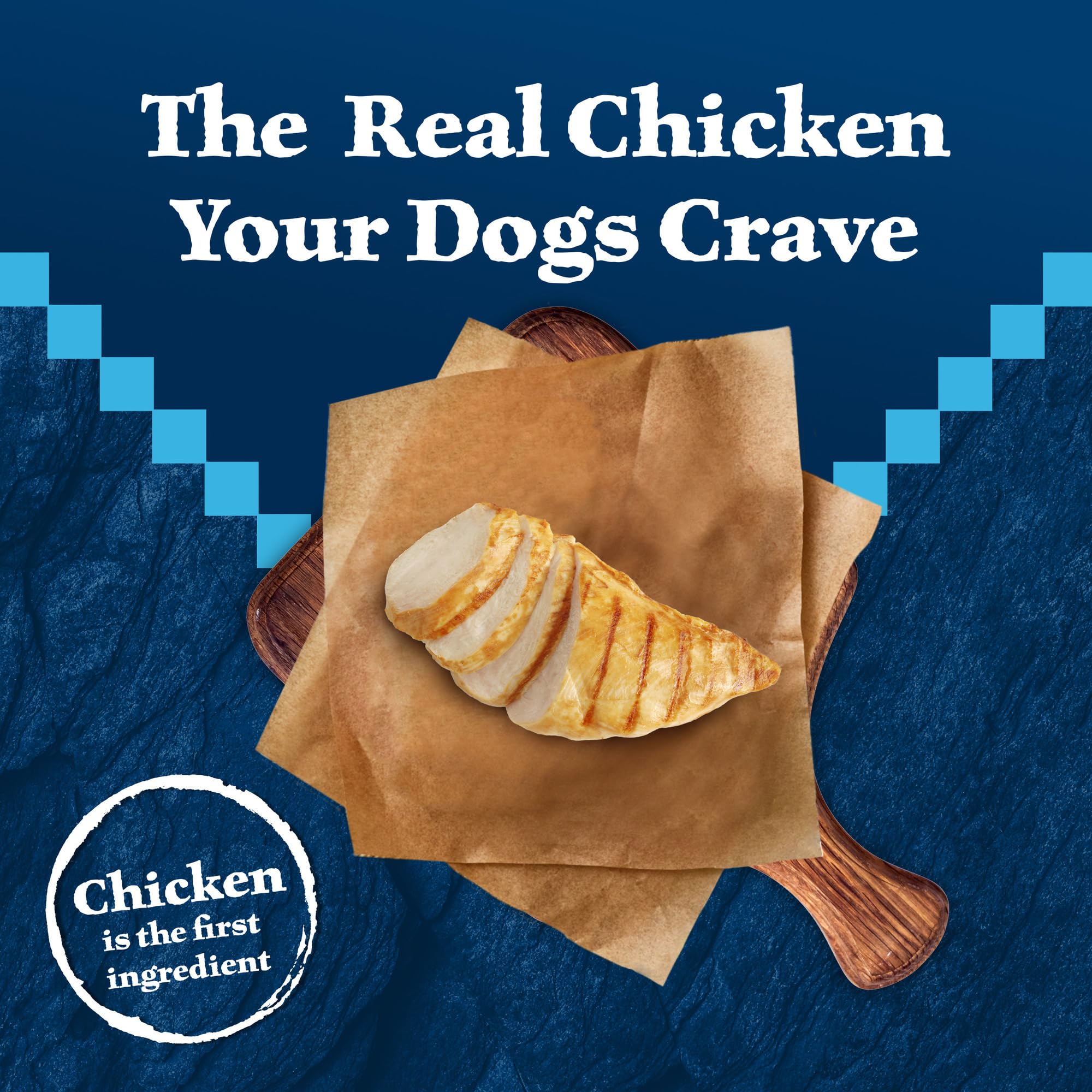 Blue Buffalo Wilderness Trail Treats Wild Bits High Protein Grain Free Soft-Moist Training Dog Treats, Chicken Recipe 10-oz bag