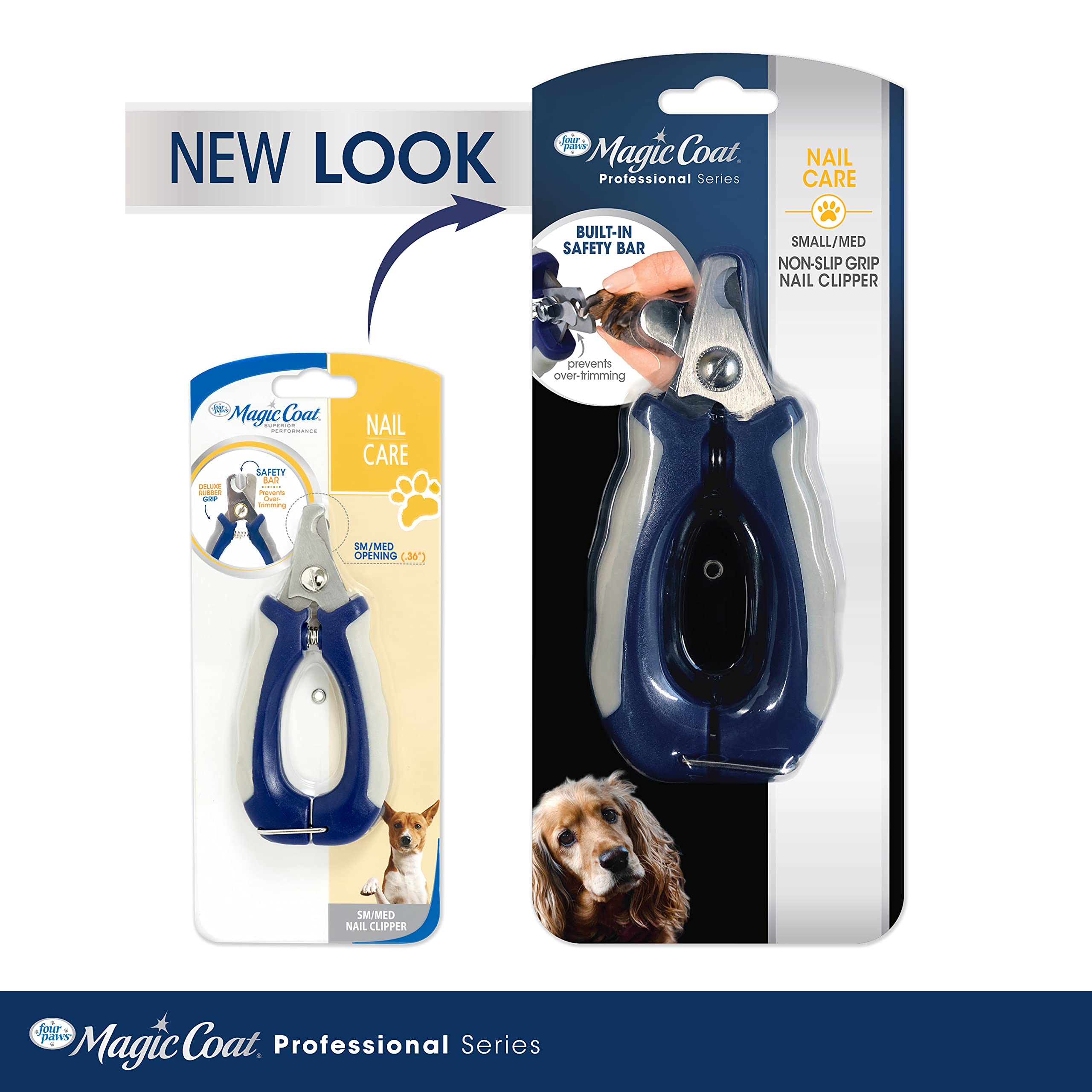 Four Paws Magic Coat Professional Series Non-Slip Grip Nail Clipper For Dogs Nail Clipper(Non Slip Grip) Small/Medium