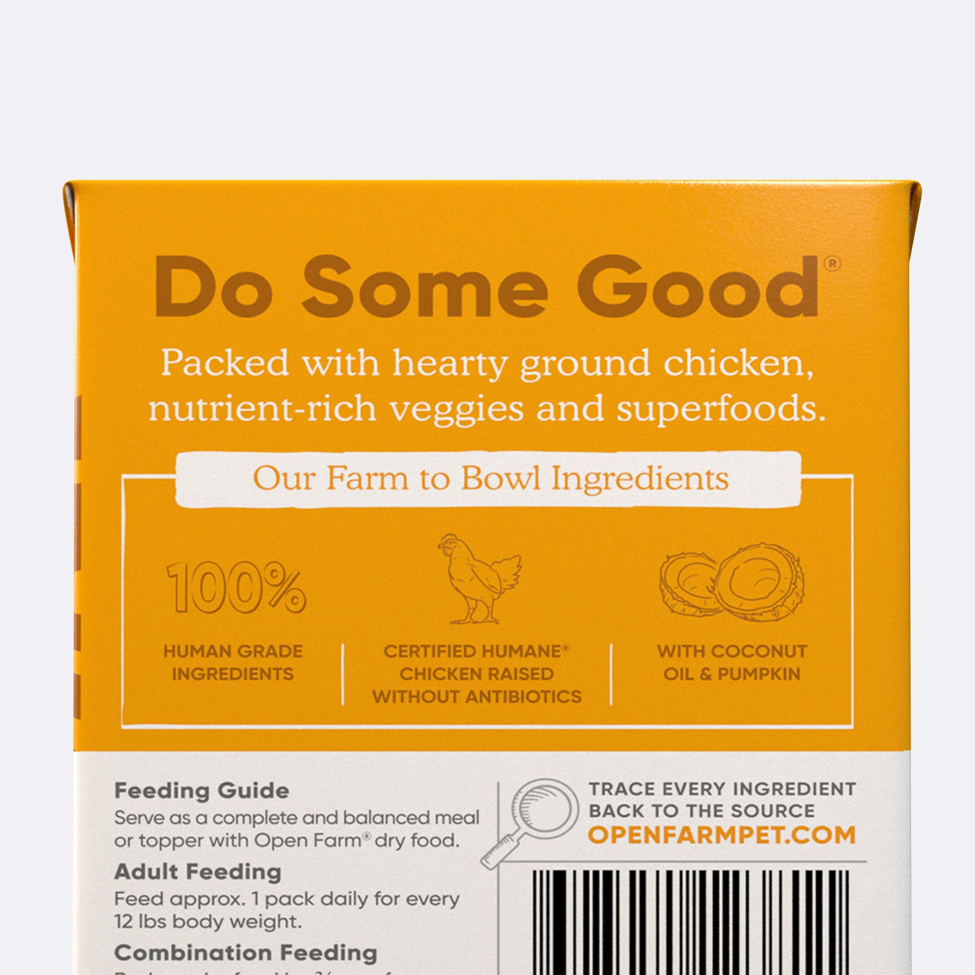 Open Farm Harvest Chicken Rustic Stew Wet Dog Food, Grain-Free Meal or Food Topper with Responsibly Sourced Meat and Superfoods