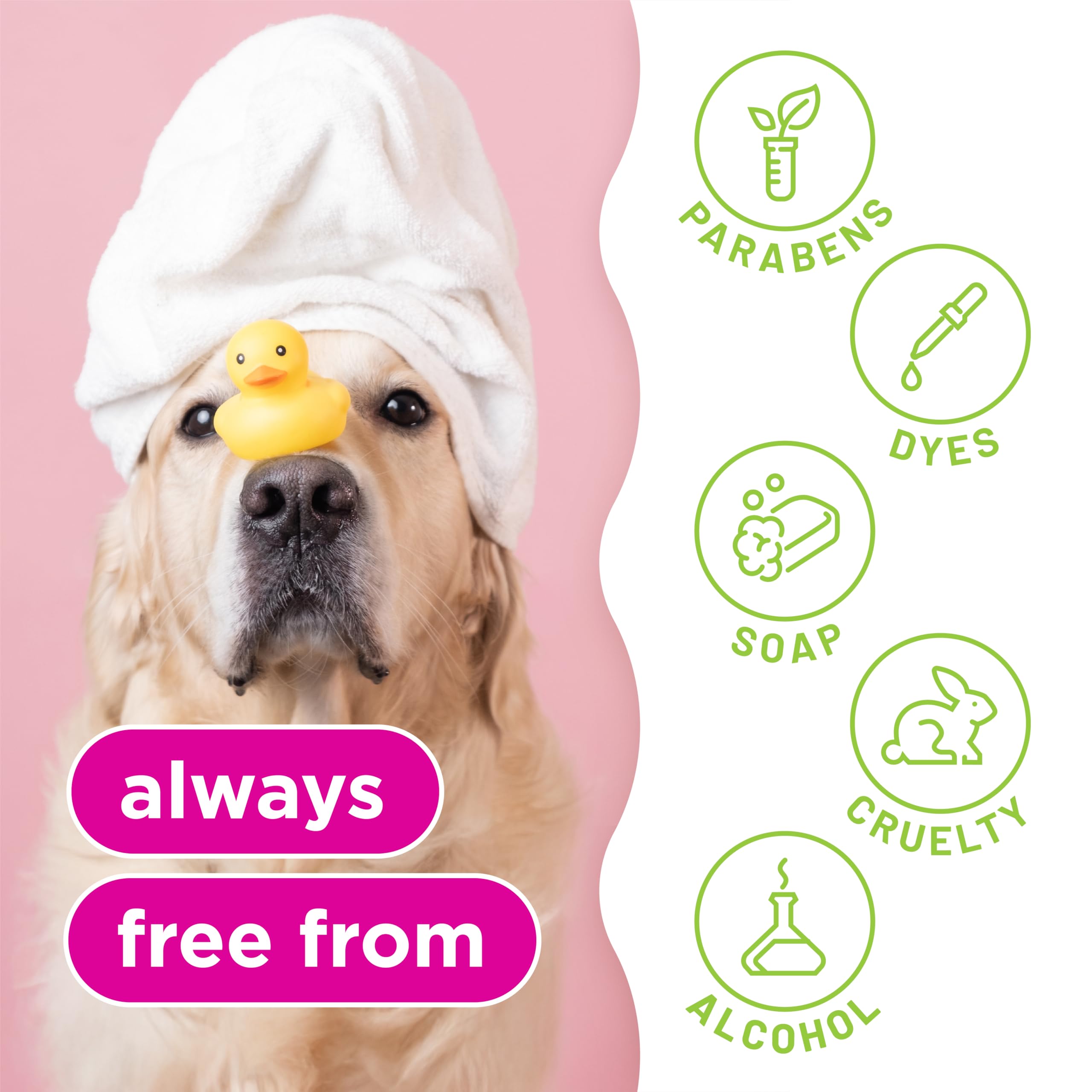 TropiClean Deodorizing Dog Shampoo for Smelly Pets, Professional Dog Shampoo, Long Lasting Odor Control, Puppy Safe, USA Made, B