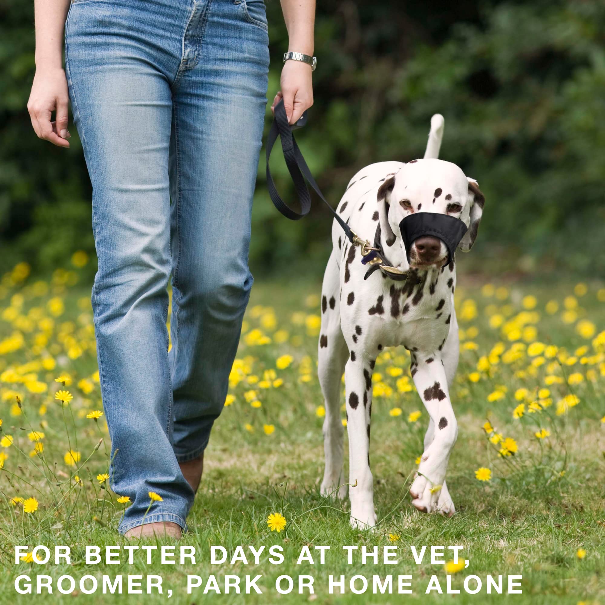 Weebo Pets Breathable Nylon Cloth Safety Muzzle (Large)