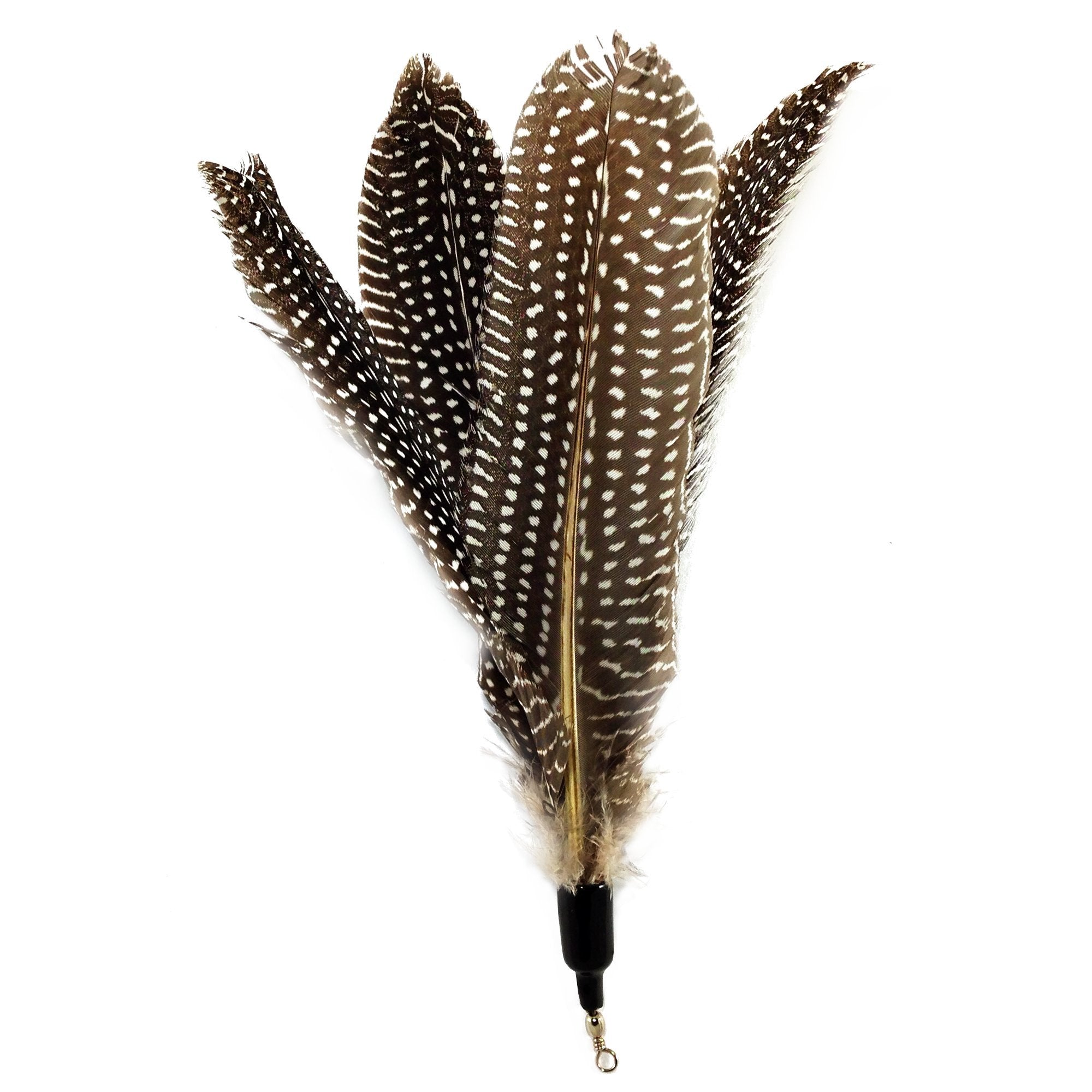 Pet Fit For Life - 6 Piece Kitten Toy Refill Pack - Replacement For Indoor Cat'S Interactive Wand And Catch Wand - Features 5 Assorted Feathers, 1 Furry Tail Attachments