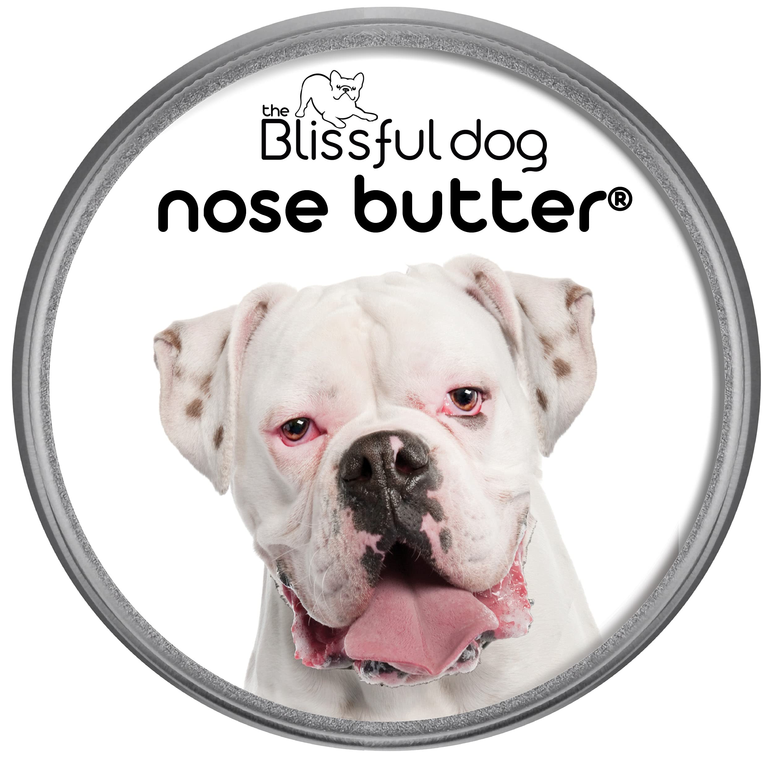 The Blissful Dog White Boxer Nose Butter, Versatile Dog Nose Balm for Dry Nose, Handcrafted Nose Moisturizer, Easy-to-Apply Dog 