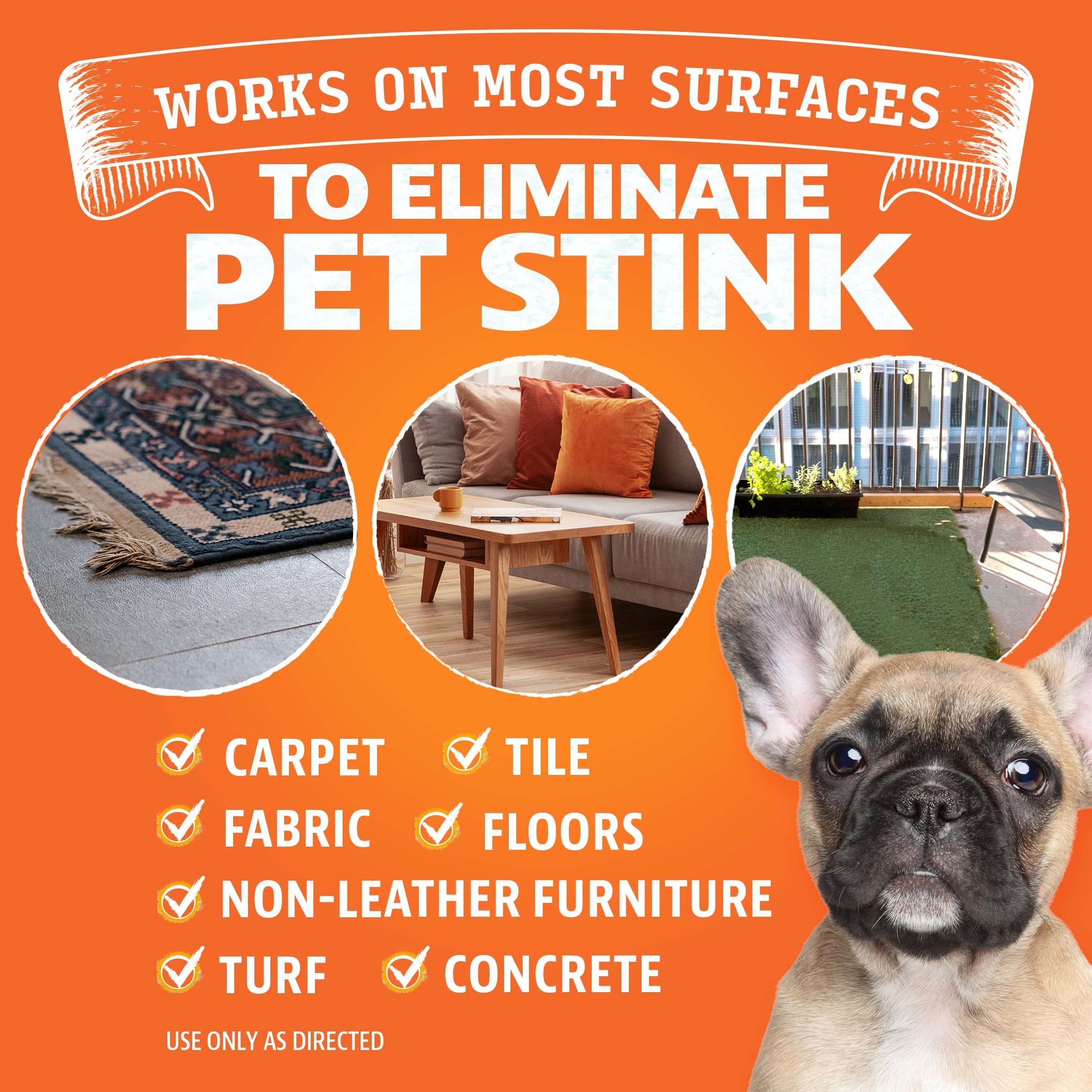 Angry Orange Pet Odor Eliminator For Strong Odor - Citrus Deodorizer For Strong Dog Or Cat Pee Smells On Carpet, Furniture & Ind