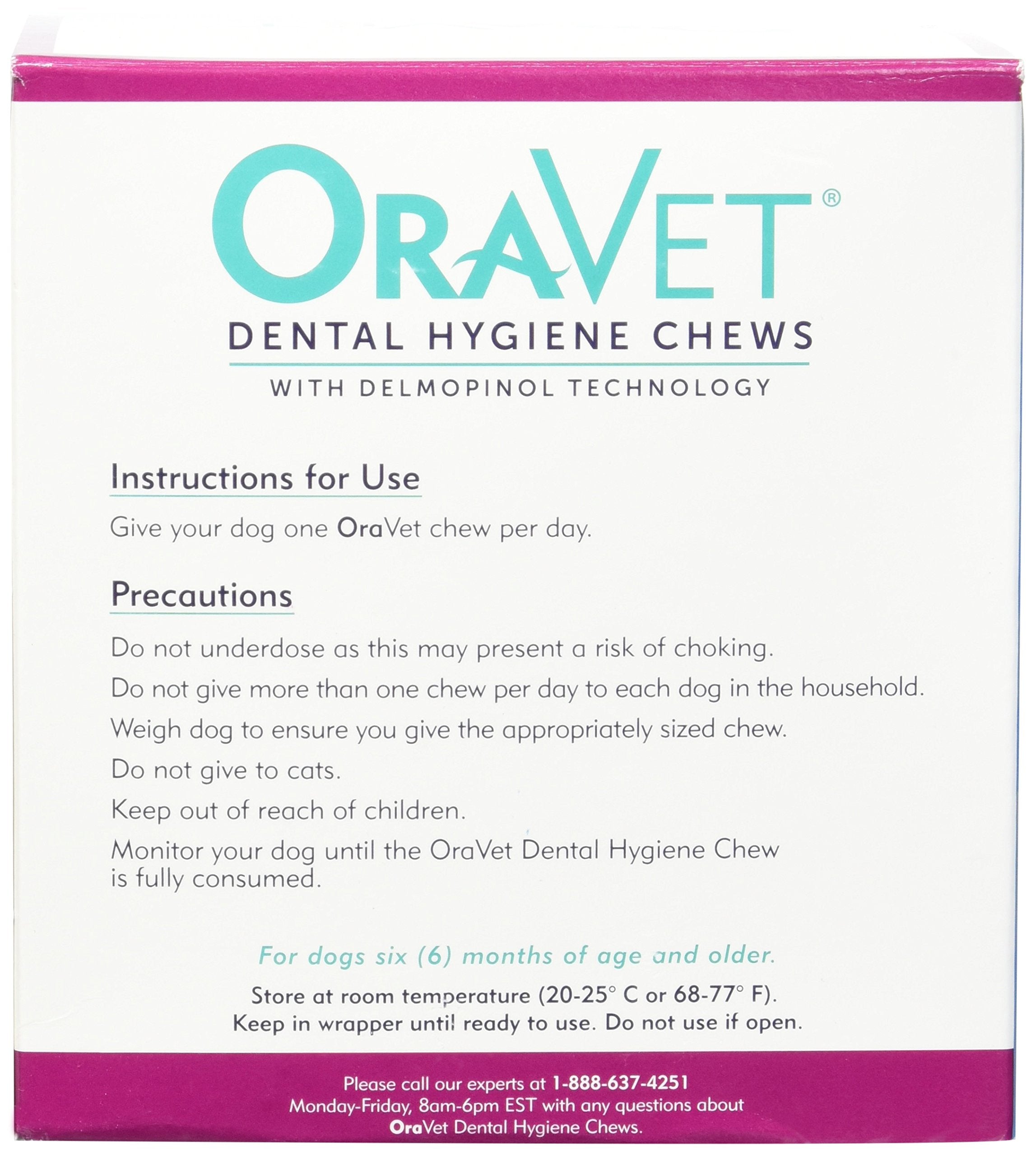 Oravet 14 Count Oravet Dental Hygiene Chew For Large Dogs