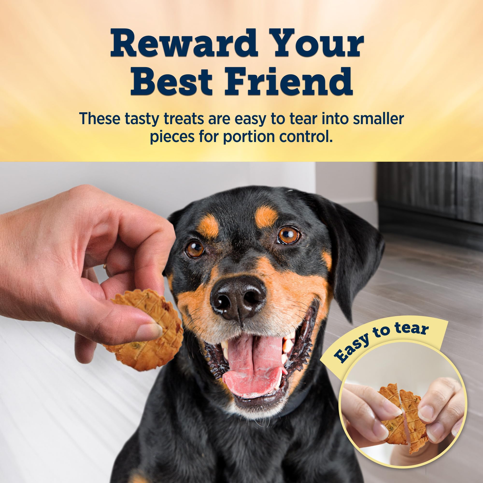 Blue Buffalo True Chews Dog Treats Made in the USA with Natural Ingredients Chicken Pot Pie