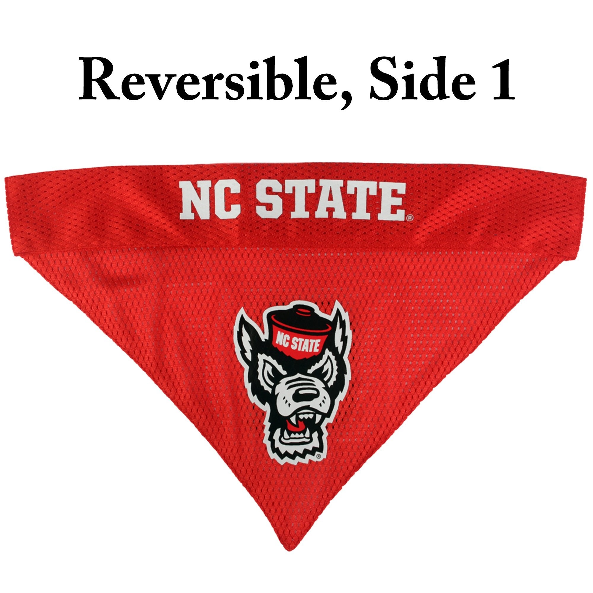 Pets First Collegiate Pet Accessories, Reversible Bandana, North Carolina State Wolfpack, Small/Medium