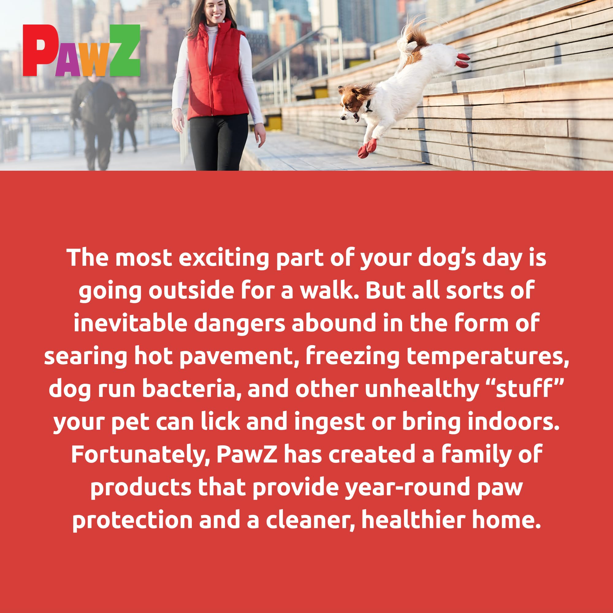 Pawz Rubber Dog Boots For Paws Up To 2' - 2.5' - Dog Booties For Hot Pavement, Anti Slip Dog Socks, 12 Reusable Paws Waterproof Dog Boots, S, Black