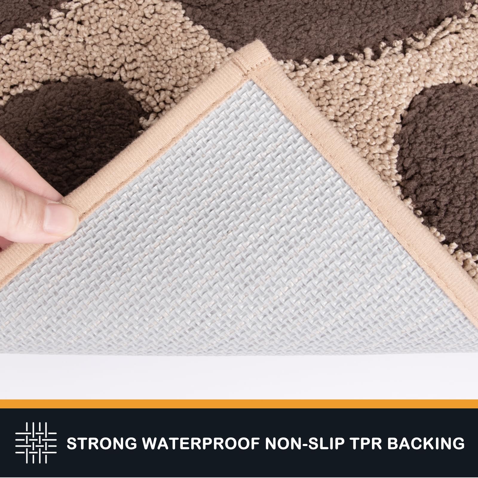 Purrugs Dirt Trapper Door Mat 32'' X 70'', Non-Skid/Slip Machine Washable Microfiber Entryway Rug, Dog Doormat, Super Absorbent