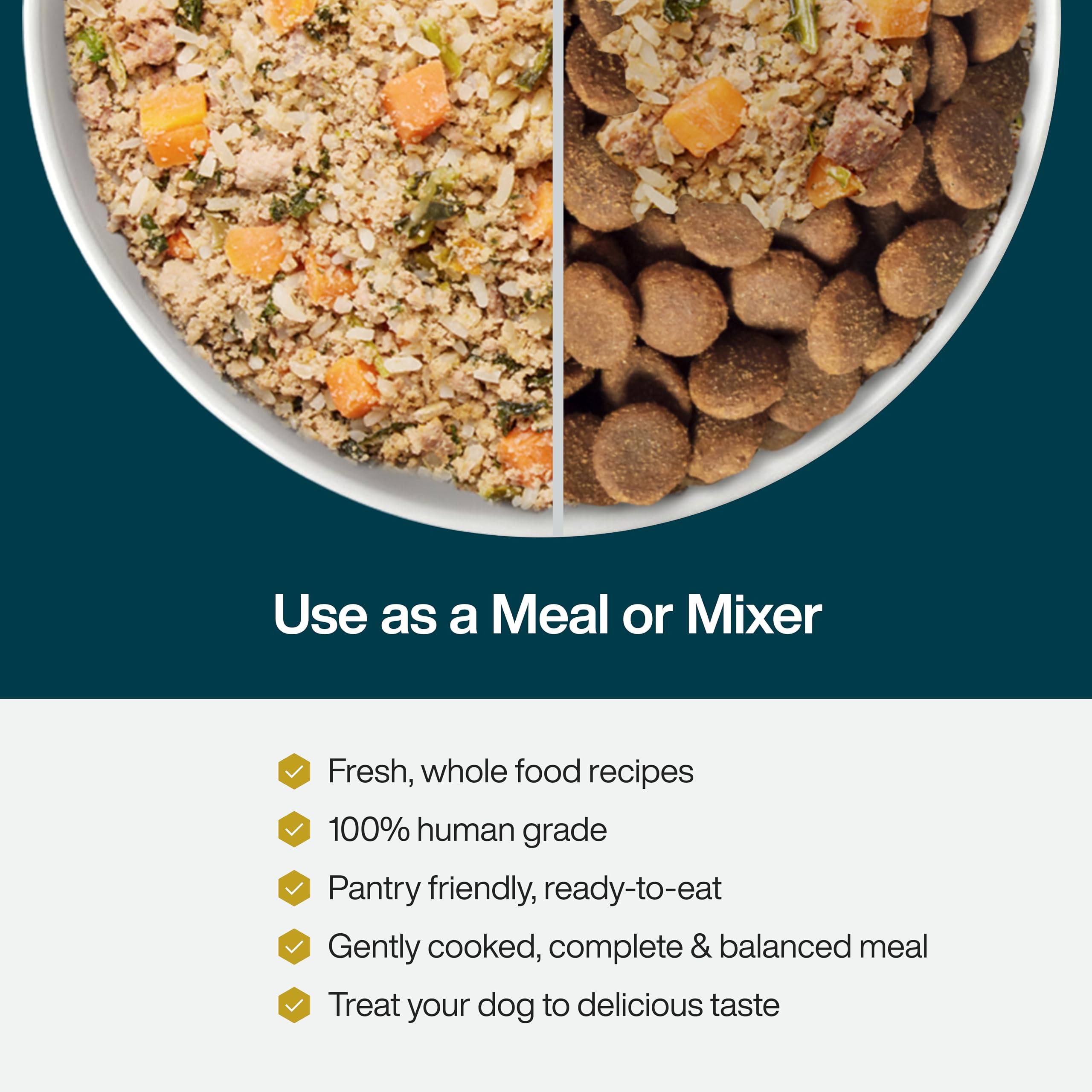 JustFoodForDogs Puppy Frozen Fresh Dog Food Variety Pack, Complete Meal or Dog Food Topper, Fish & Chicken Human Grade Dog Food