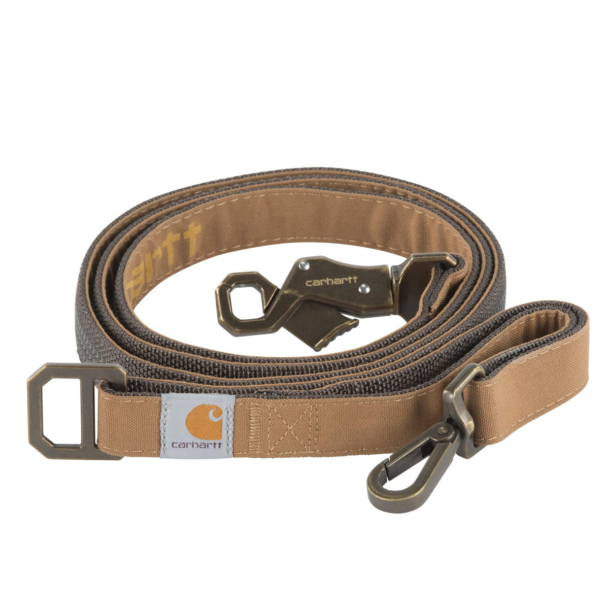 Carhartt Nylon Duck Dog Leash Brown/Dark Brown, Small