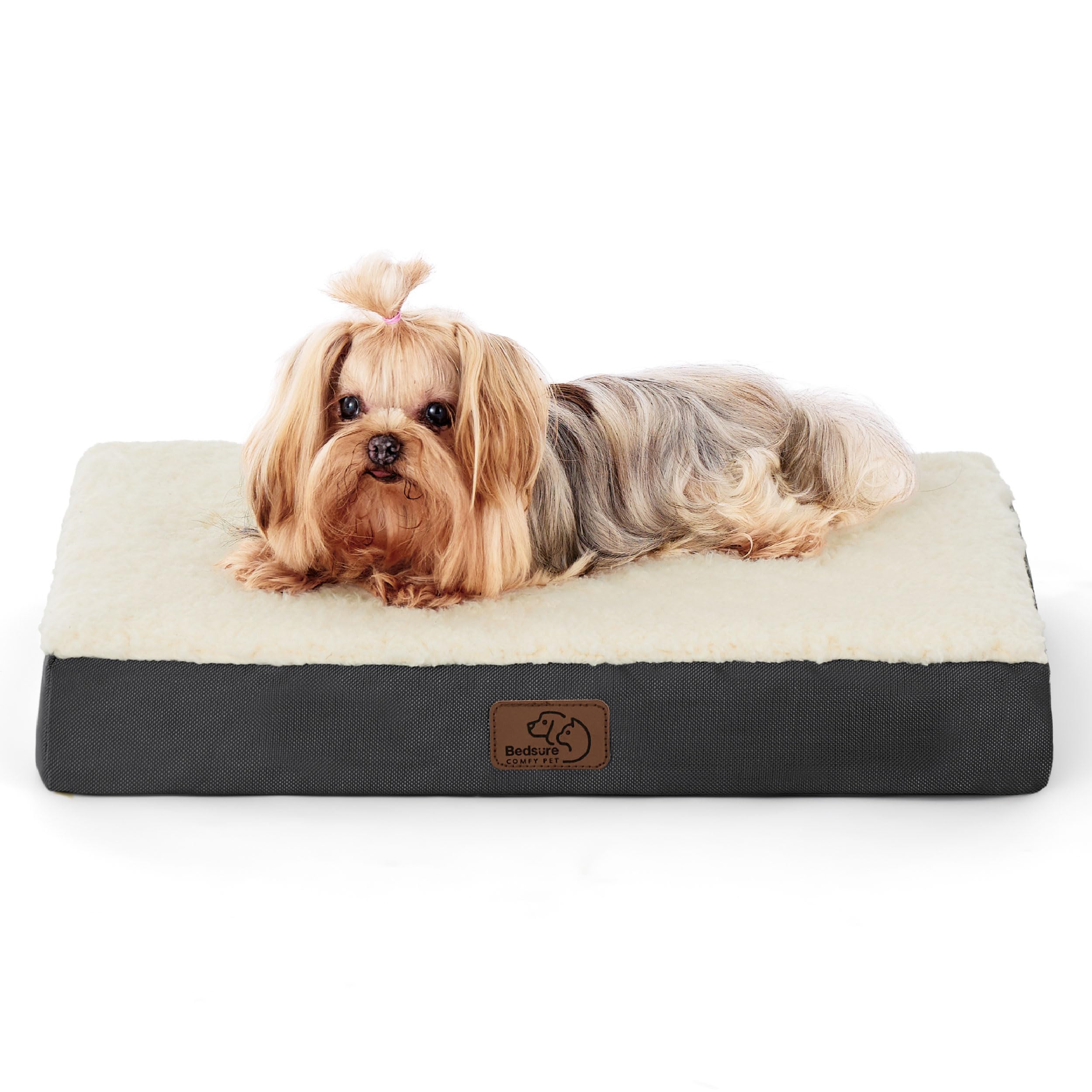 Bedsure Dog Bed For Small Dogs - Xs Orthopedic Waterproof Puppy Beds With Removable Washable Cover, Egg Crate Foam Pet Mat, Suit