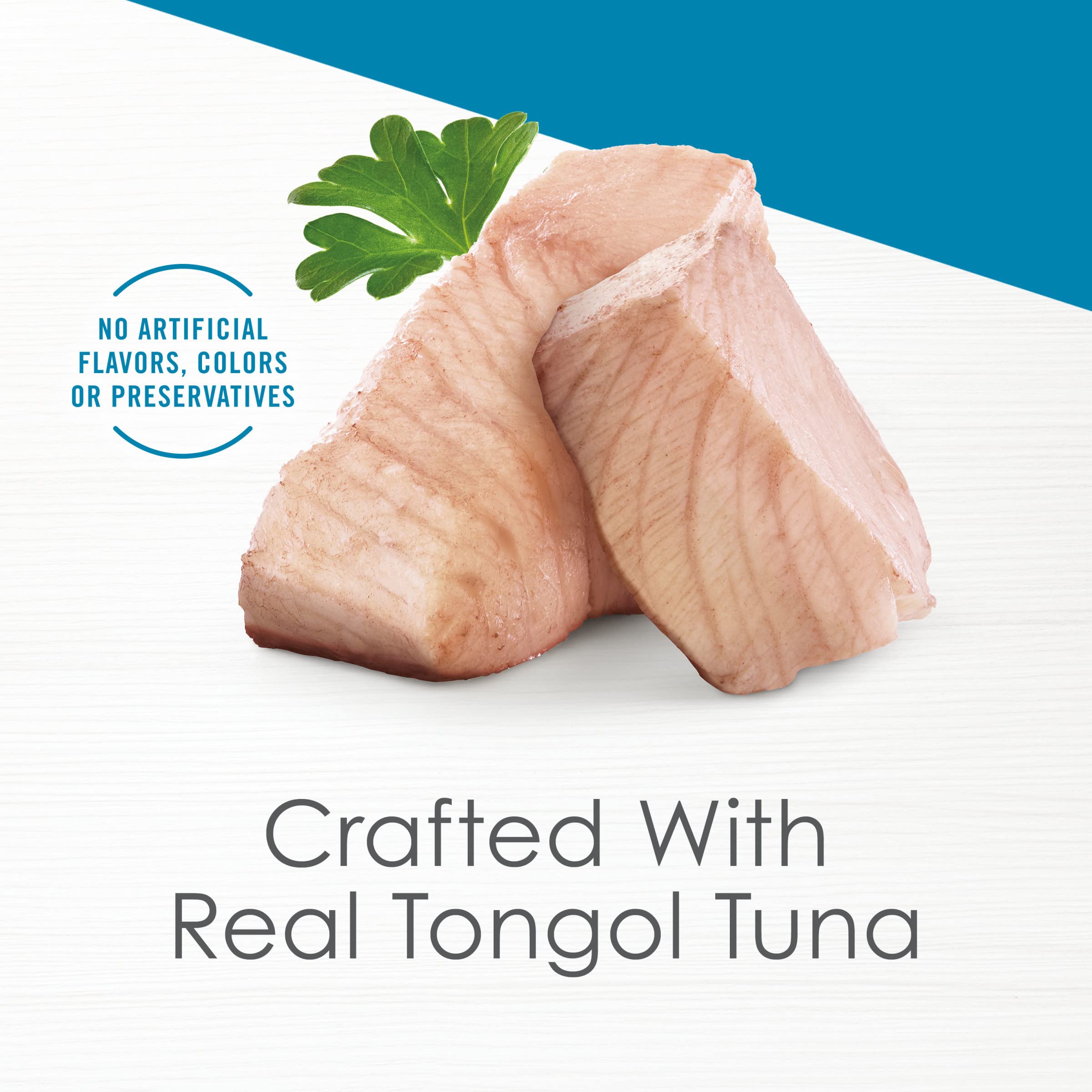 Purina Fancy Feast Appetizers Grain Free Cat Food Flaked Tongol Tuna Appetizer Lickable Cat Food Topper - (Pack of 10) 1.1 oz. T