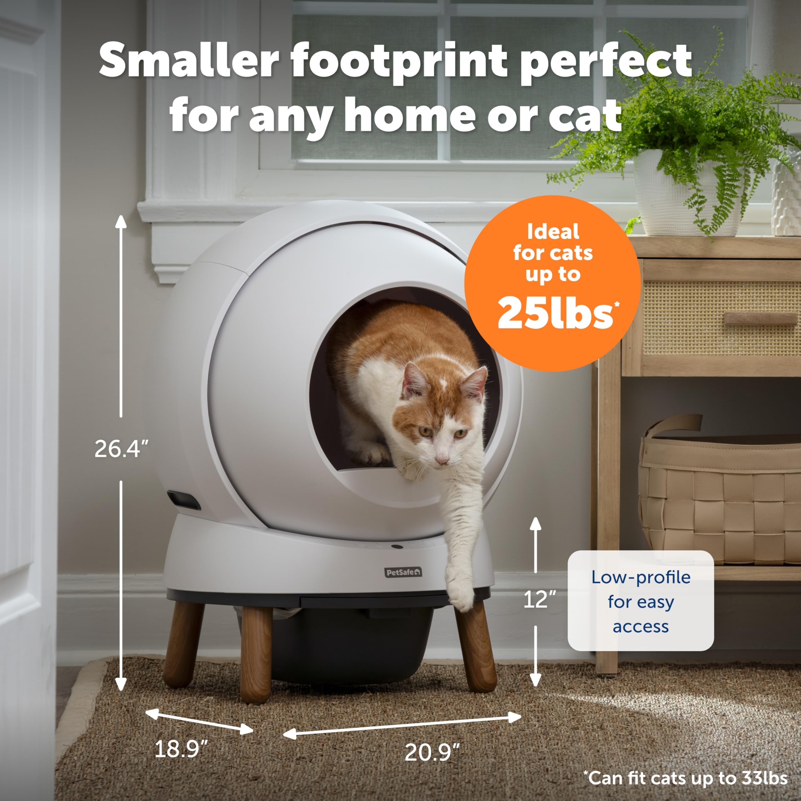Petsafe Scoopfree Smartspin Self-Cleaning Litter Box Bundle - Advanced Odor Control - App Controlled - Up To 2 Weeks Of Hands-Fr