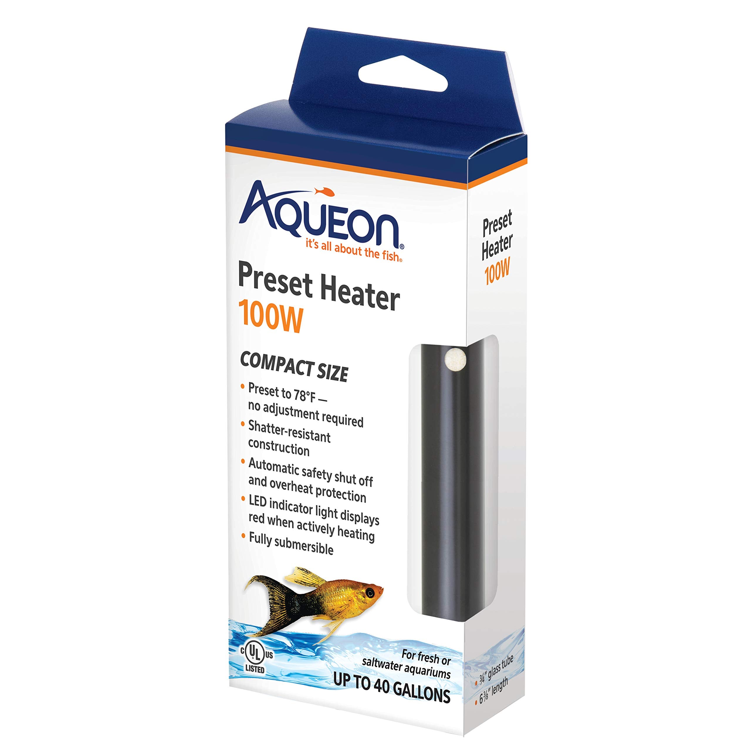Au 100W Preset Heater Aqueon