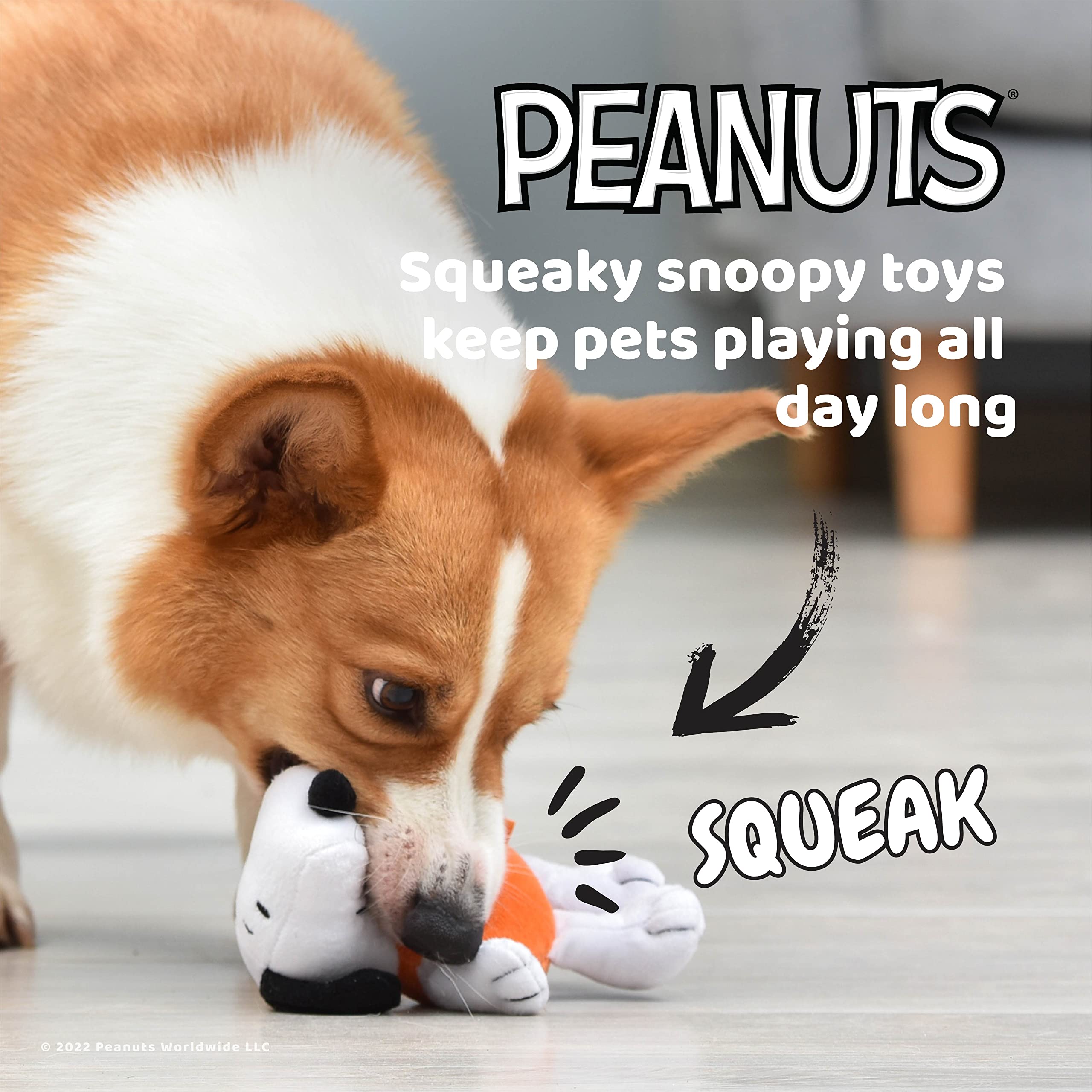 Peanuts For Pets Peanuts 6” Snoopy Pumpkin Squeaker Pet Toy Halloween Snoopy Squeaky Pet Toy | Peanuts Dog Toys, Snoopy For Pets, Snoopy Jack-O-Lantern Toys For Dogs (Ff21733)