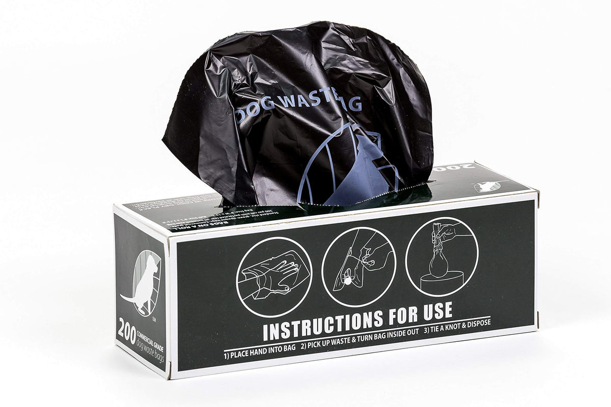 Commercial Grade 8''X13'' Pet Waste Roll Bags - 40% Thicker Than Mini Roll Bags - Fit'S Any Pet Waste Station - 1 Roll Of 200 Ba