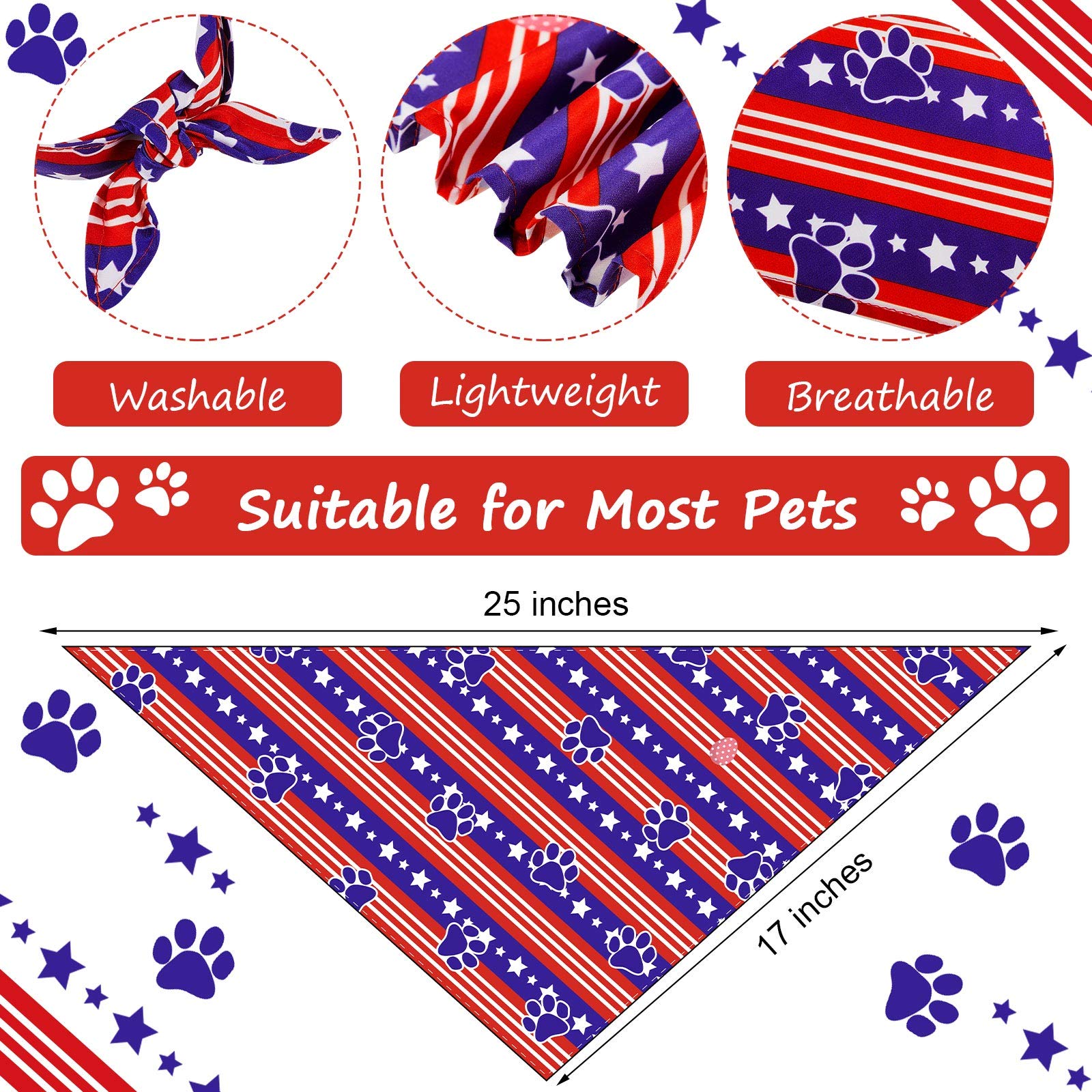 Weewooday 9 Pcs Holiday Dog Bandanas Halloween Dog Bandanas Thanksgiving Christmas Dog Scarf Adjustable Large Pet Scarf Washable