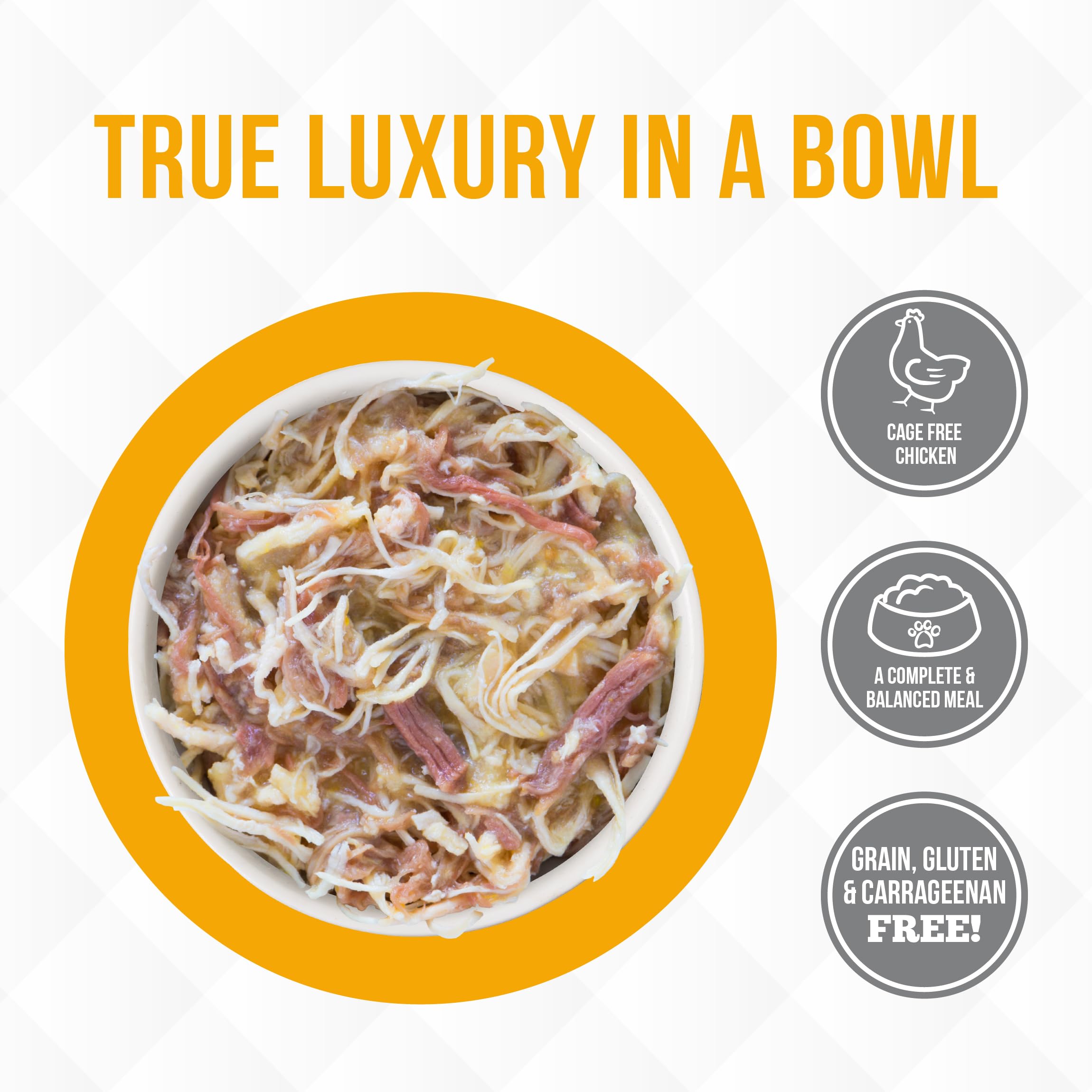Weruva TruLuxe Cat Food, On The Cat Wok with Chicken Breast & Beef in Pumpkin Soup, 6oz Can (Pack of 24)
