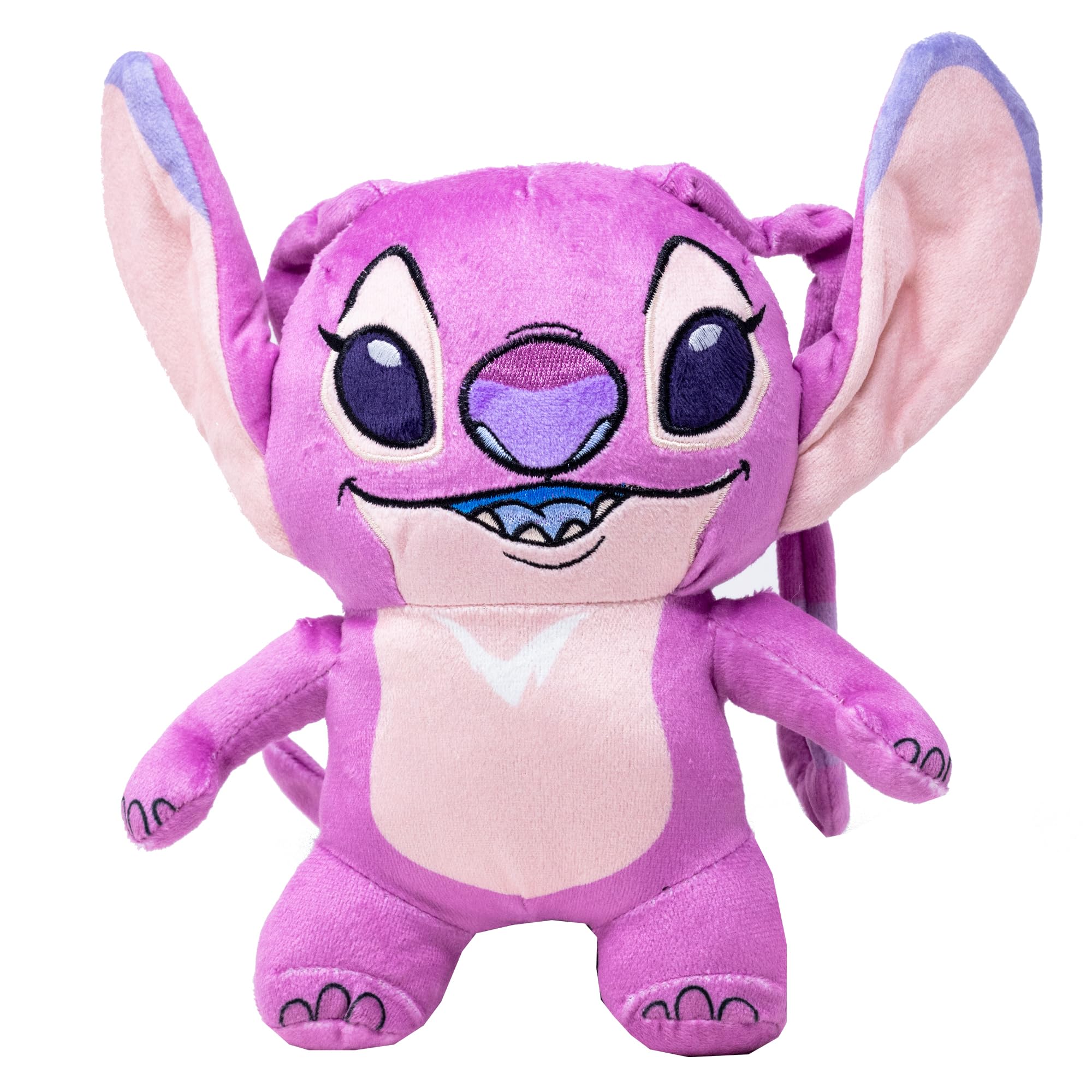 Buckle-Down Disney Dog Toy, Lilo and Stitch Angel Smiling Full Body Standing Pose Pet Toy, Plush