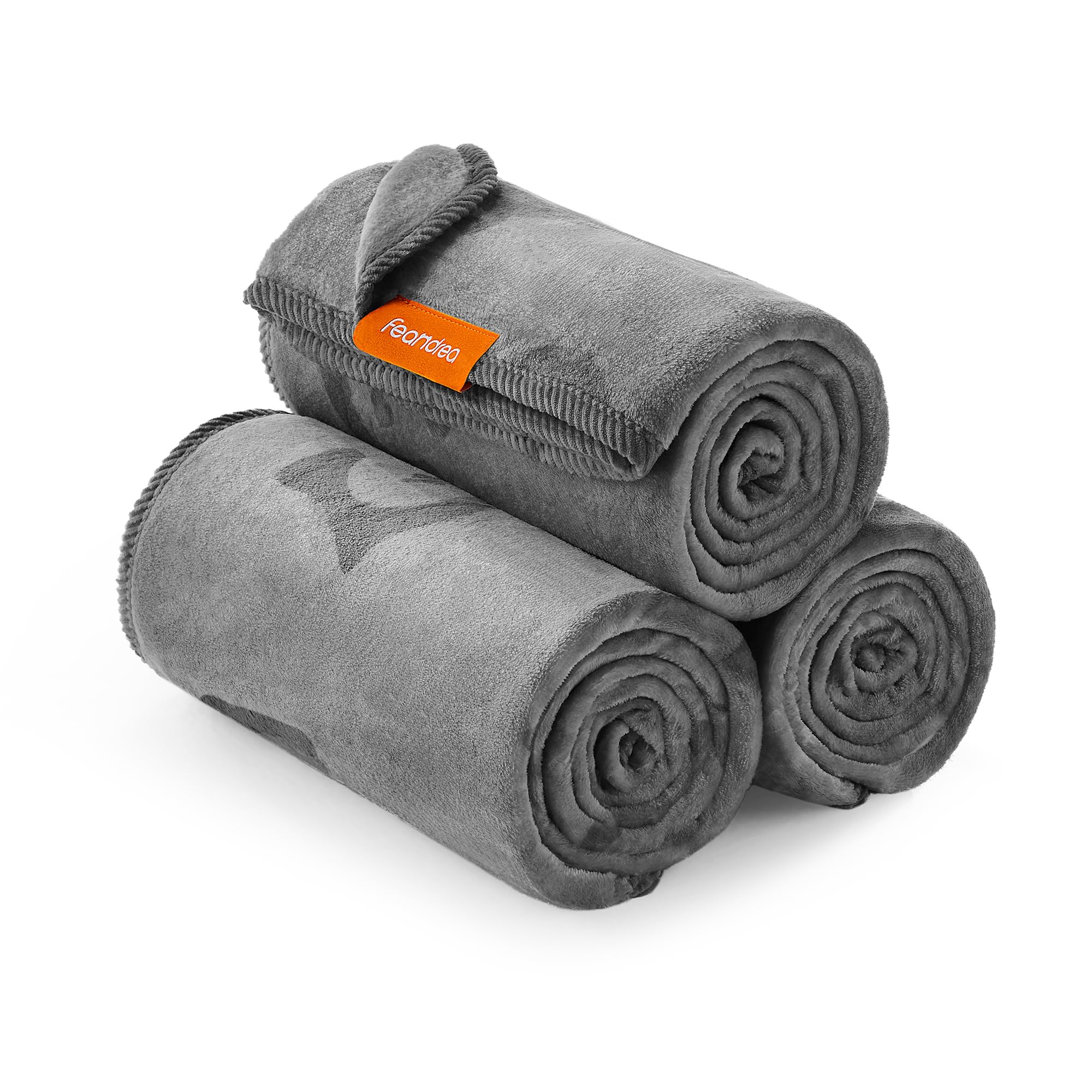 Feandrea Pet Blankets, 3Pack Dog Blankets Washable, XL, 152 x 127 cm, for Medium and Large Dogs, Flannel Dog Couch Cover Protec