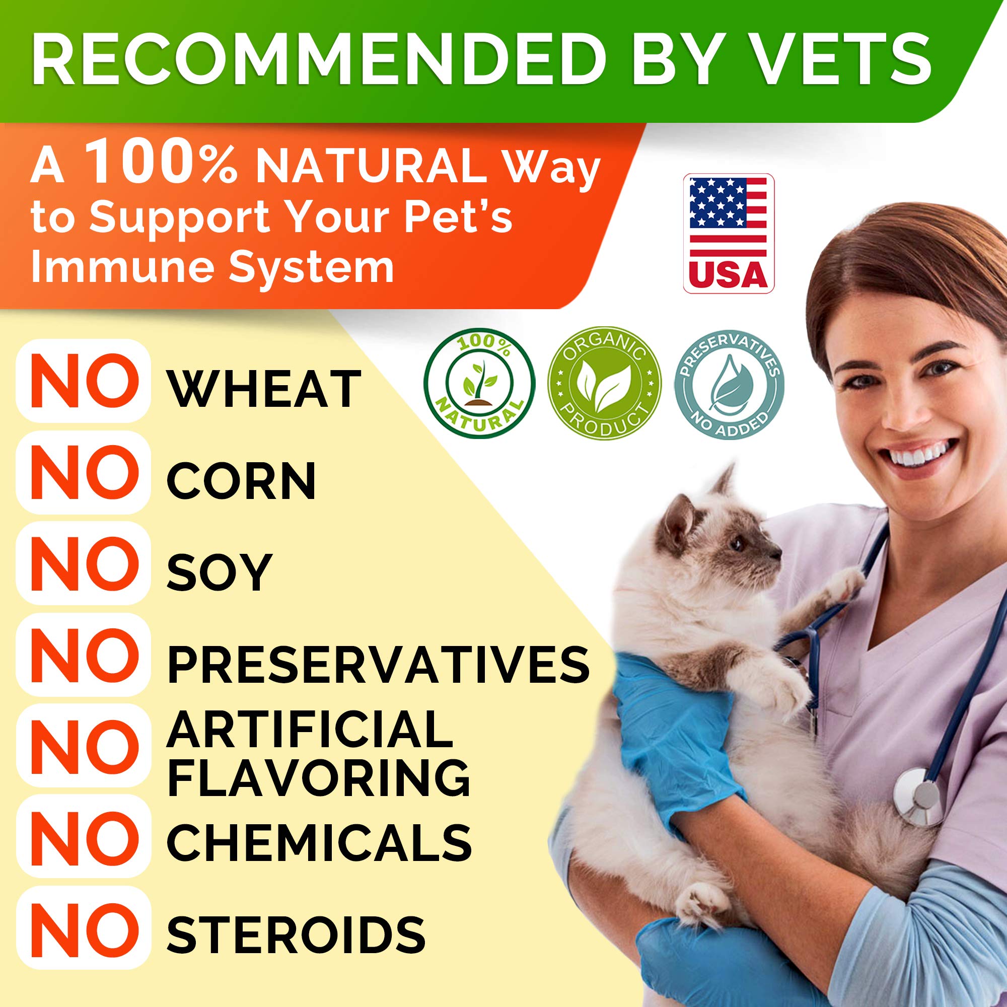 StrellaLab Cat Probiotic Powder - Probiotics for Cats with Diarrhea - Easy to Mix Powder - Cat Probiotics for Indoor Cats, Healt