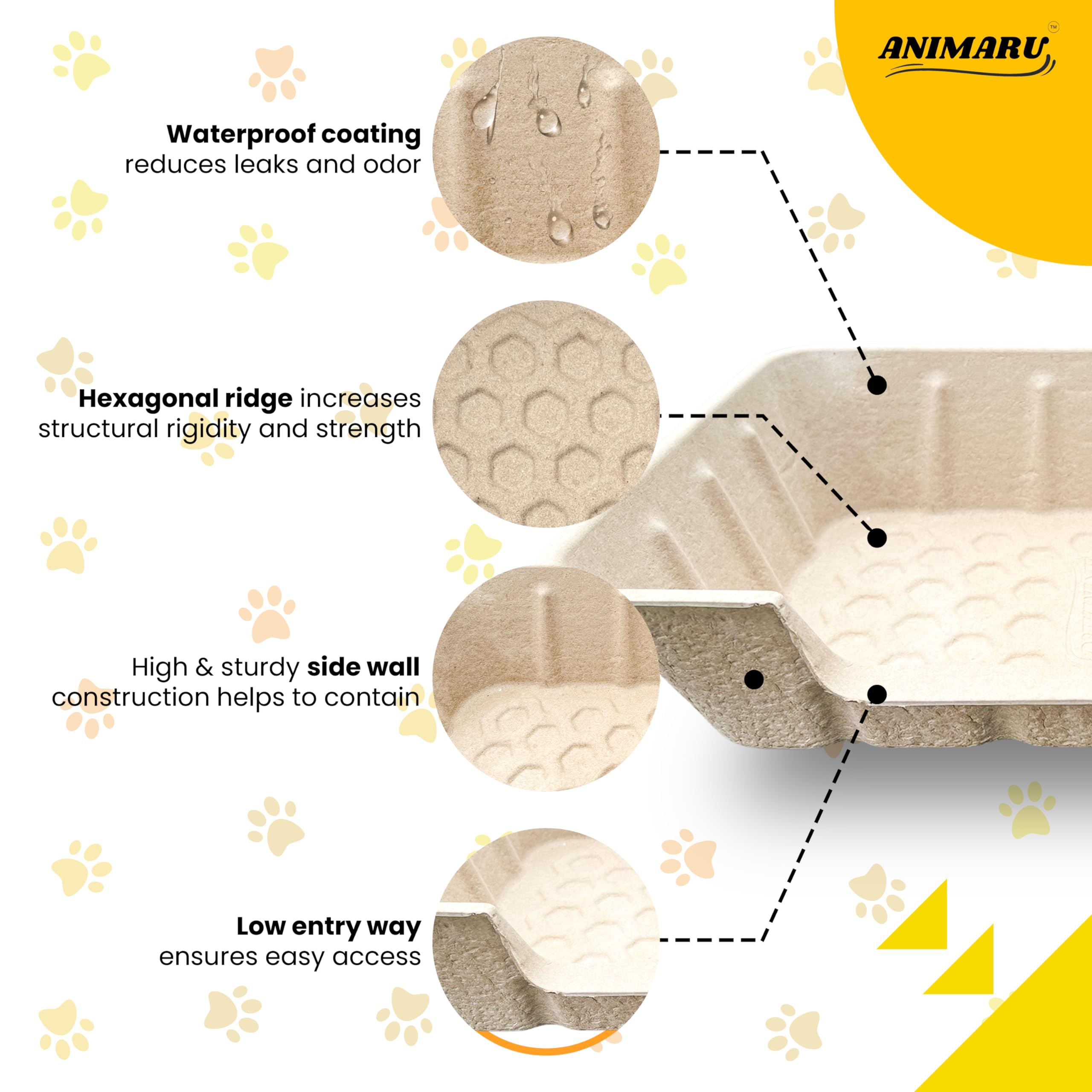 Disposable Litter Boxes (Jumbo - Low Entry, 4-Pack)