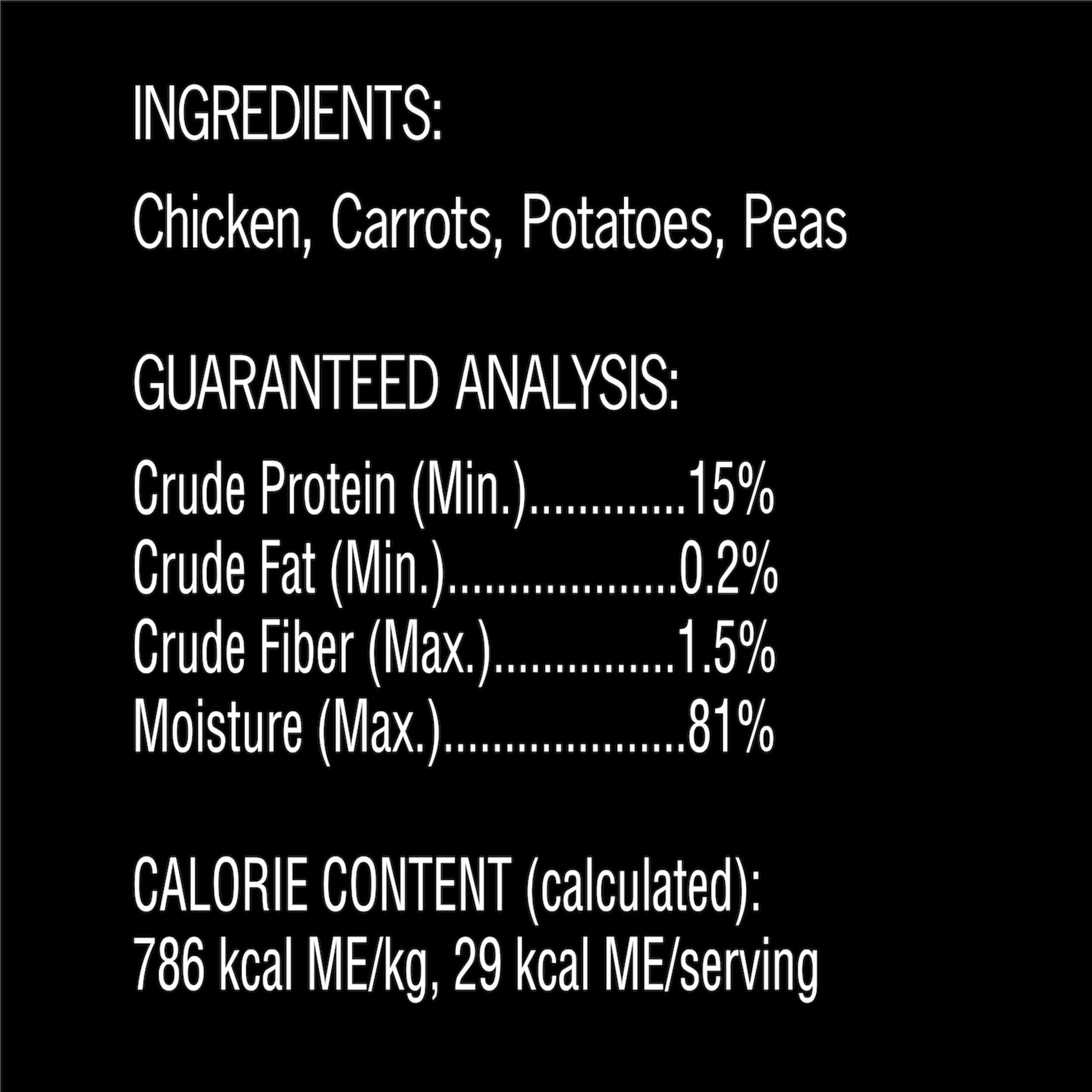 Cesar Simply Crafted Adult Wet Dog Food Meal Topper, Chicken, Carrots, Potatoes & Peas, 1.3oz. (10 Count, Pack of 1)
