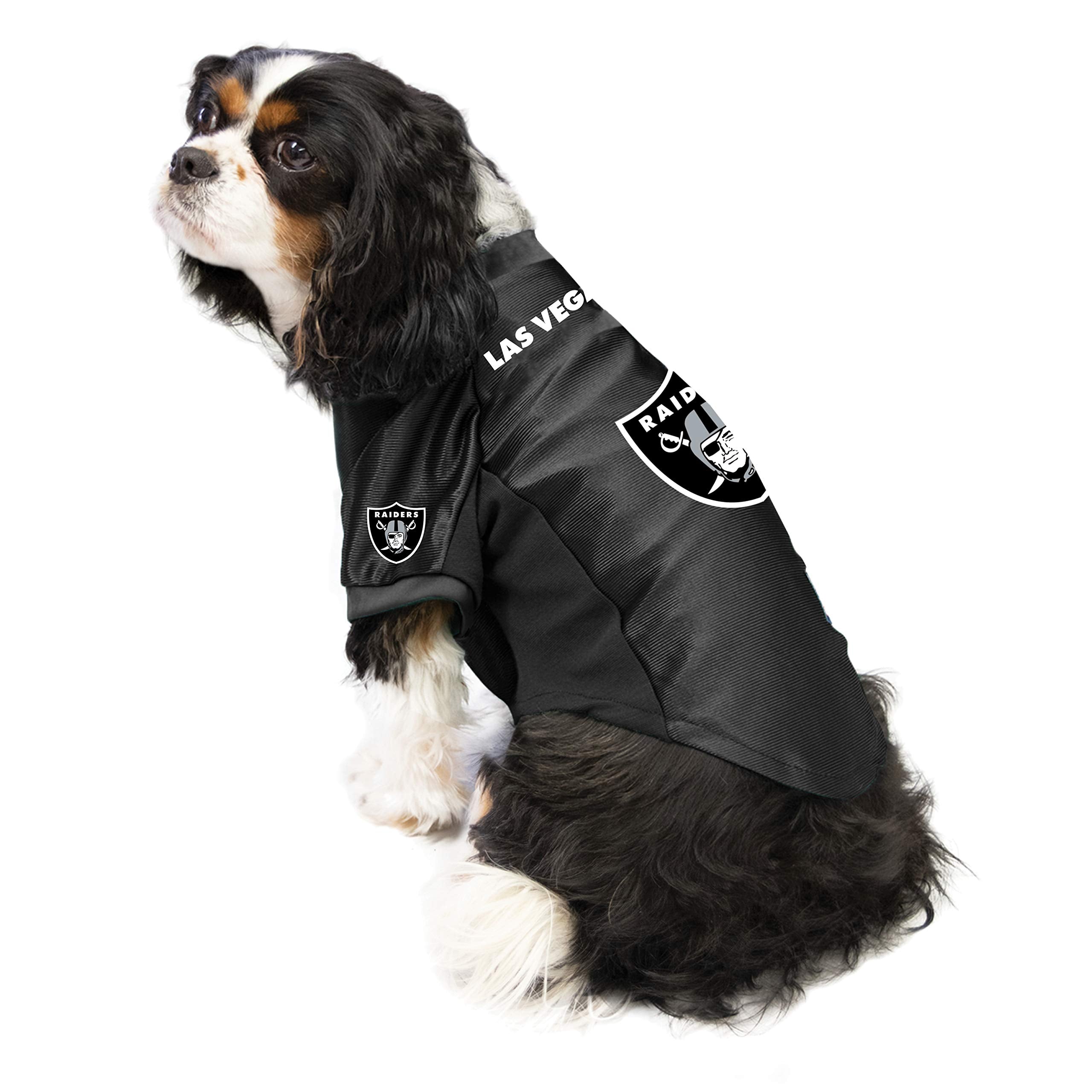 Littlearth Las Vegas Raiders Nfl Stretch Pet Jerseys For Big Dogs