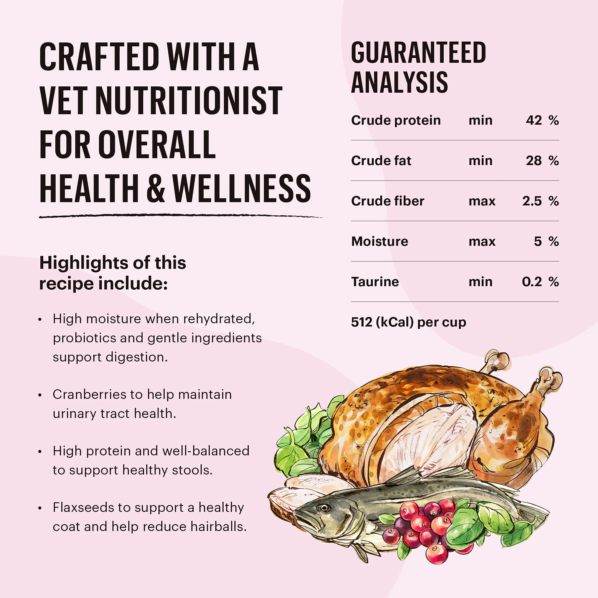 The Honest Kitchen Dehydrated Grain Free Chicken & Fish Cat Food, 2 lb Box