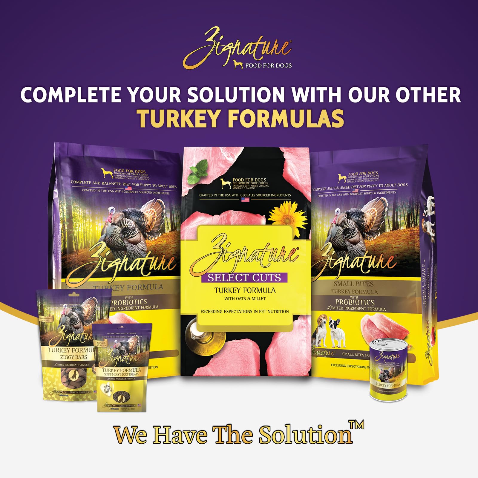 Zignature Turkey Soft Moist Treats for Dogs