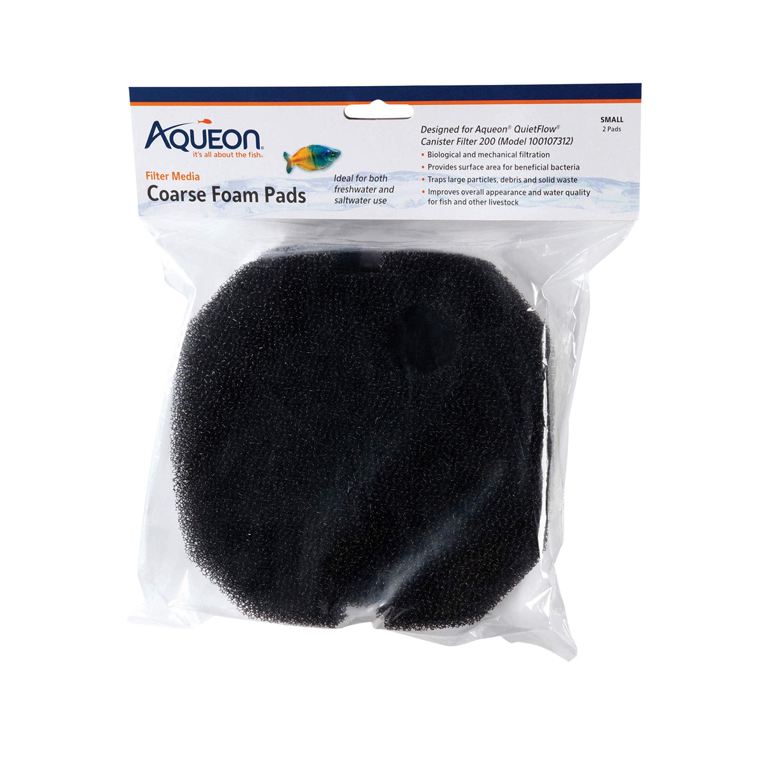 Aqueon Coarse Foam Pads Large For Quietflow 300 And 400 Canister Filters