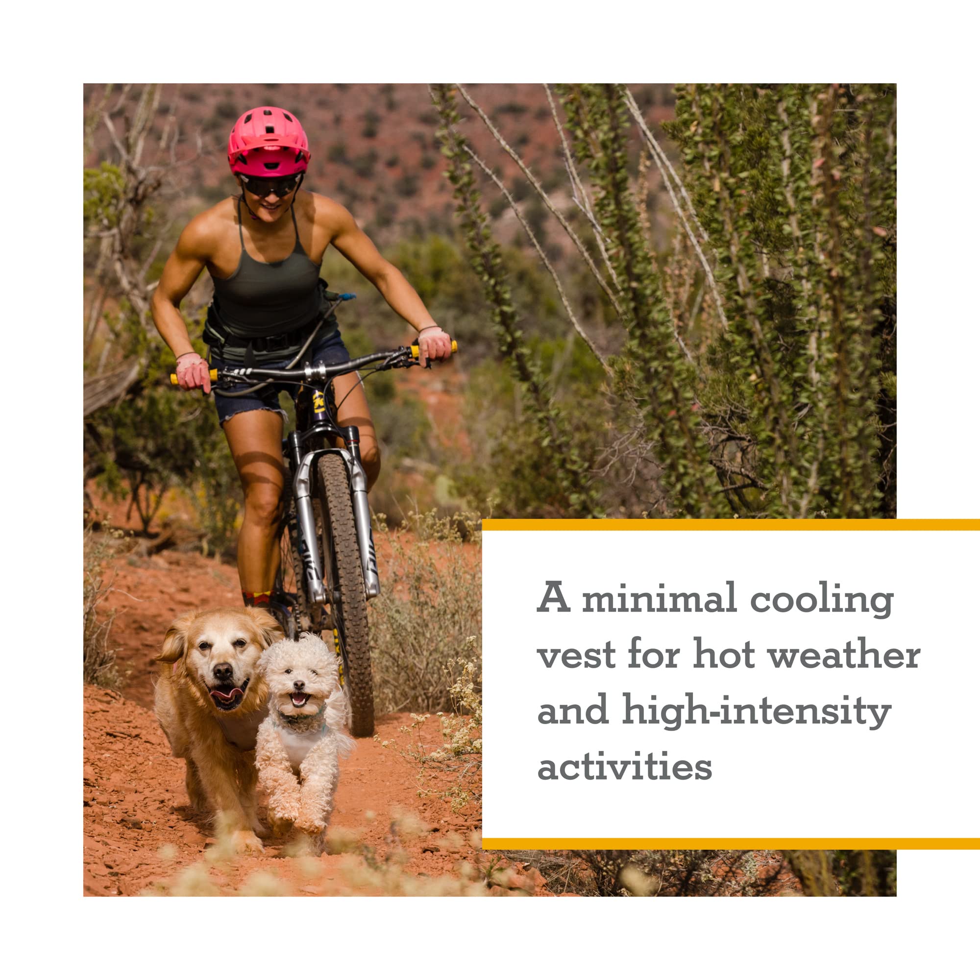 Ruffwear, Swamp Cooler Zip Dog Vest, Evaporative Cooling For Hot Weather, Aurora Teal, X-Small