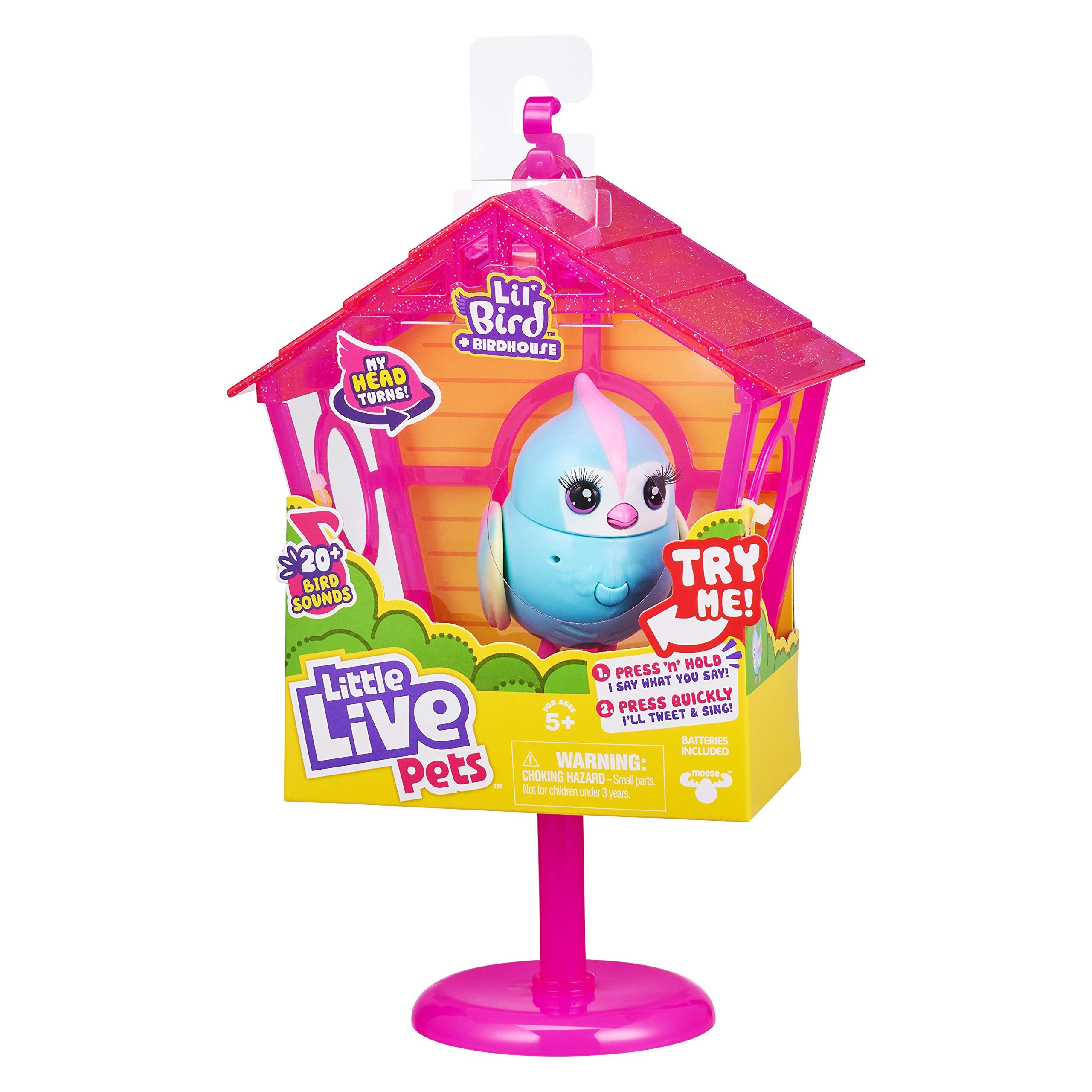 Little Live Pets 26101 Lil Bird And House-Style May Varys
