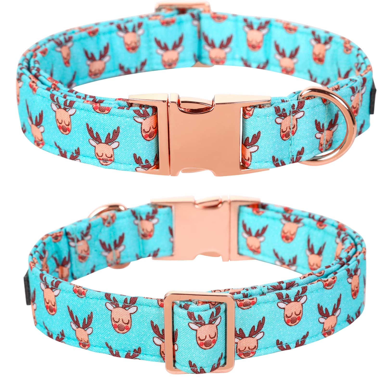 Lionet Paws Christmas Dog Collar With Flower, Dog Flower Collar With Metal Buckle For Dogs And Cats, Adjustable Comfortable Dog
