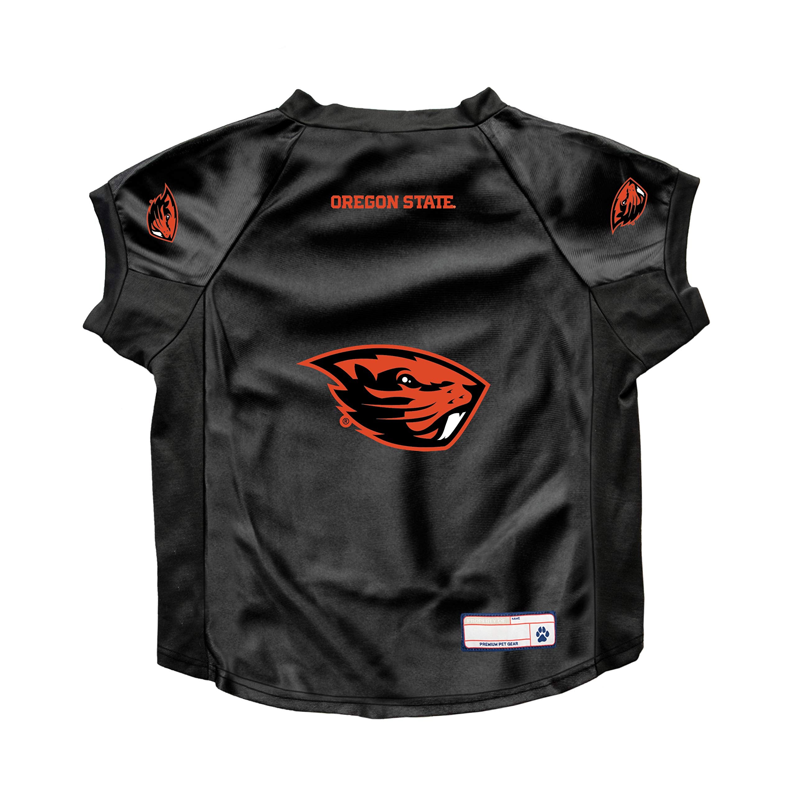 Oregon State Beavers Pet Jersey Stretch Size Big Dog - Special Order