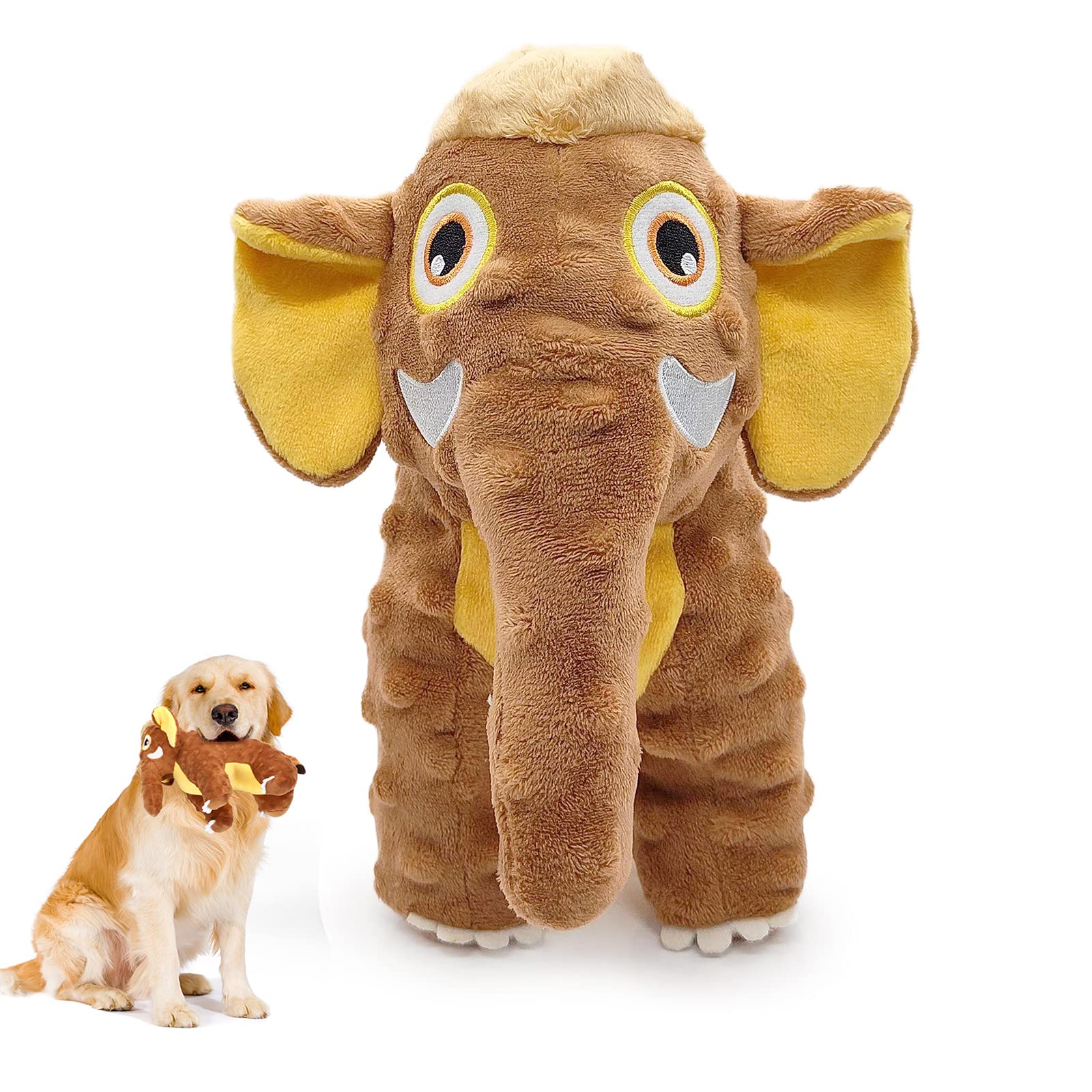 Letsmeet Dog Toys Durable Squeaky Plush Dog Toy For Puppy Teething Dog Chew Toys For Small, Middle, Large Dogs
