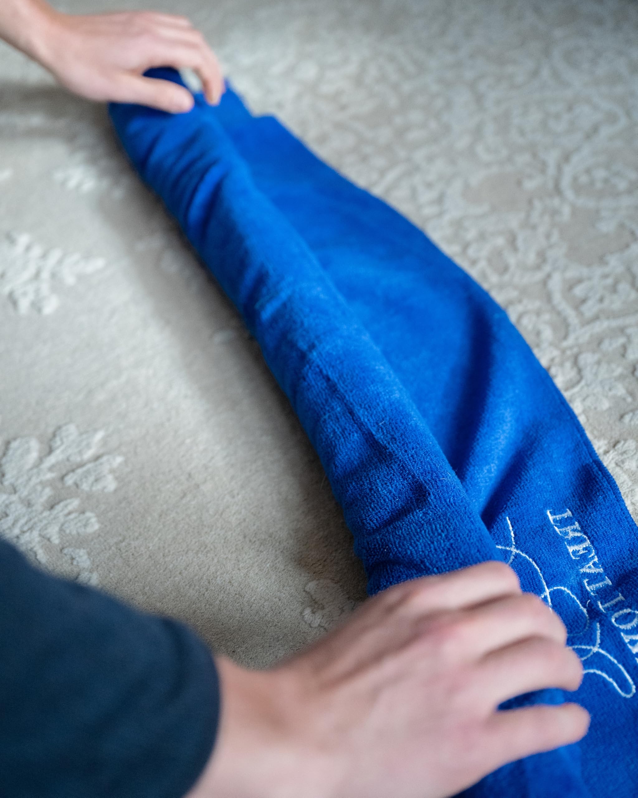 Green Treat Towel (Blue)